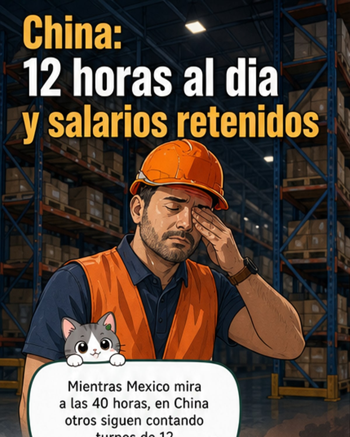 En China, jornadas de 12 horas y salarios retenidos