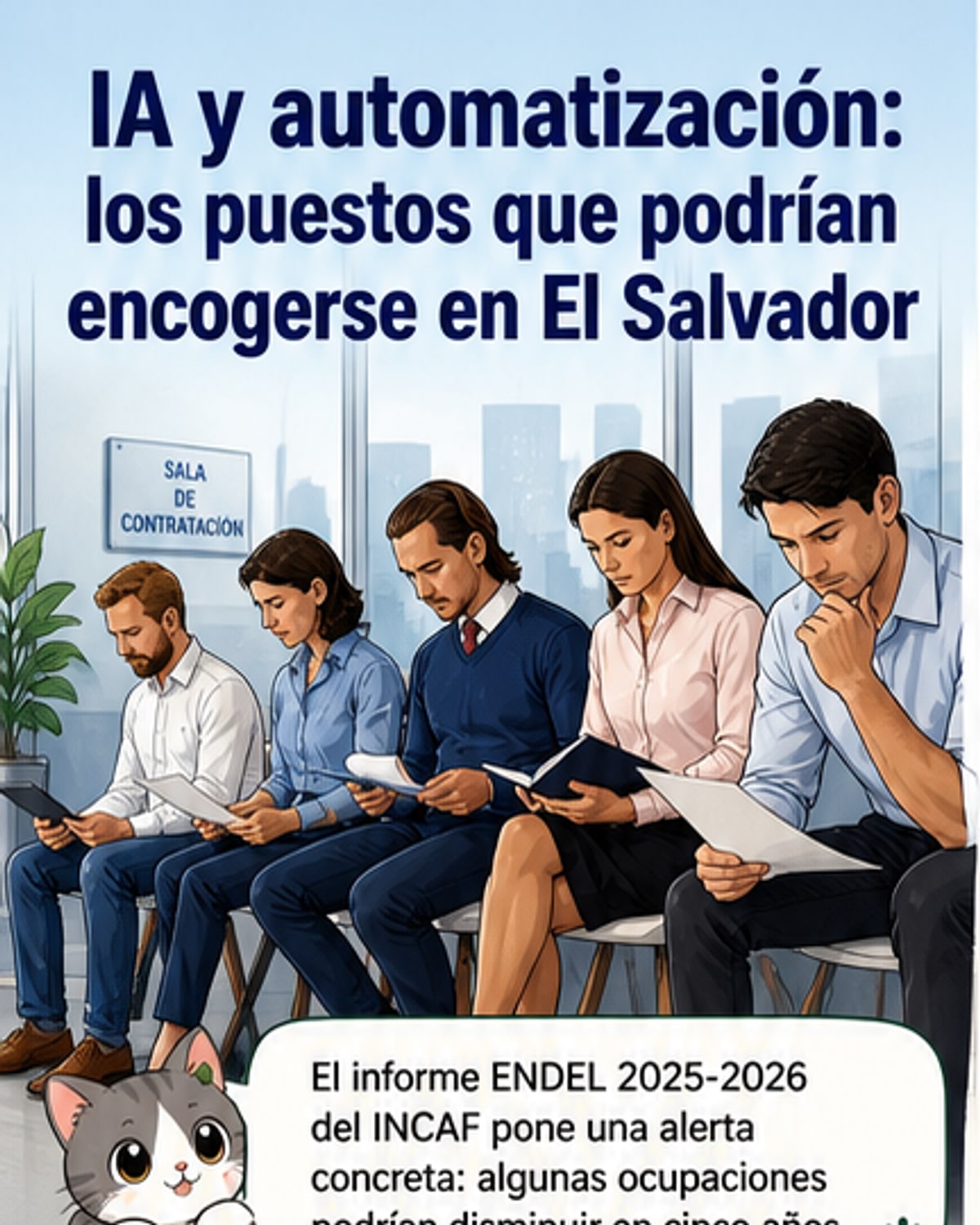 IA en El Salvador: estos empleos podrían desaparecer