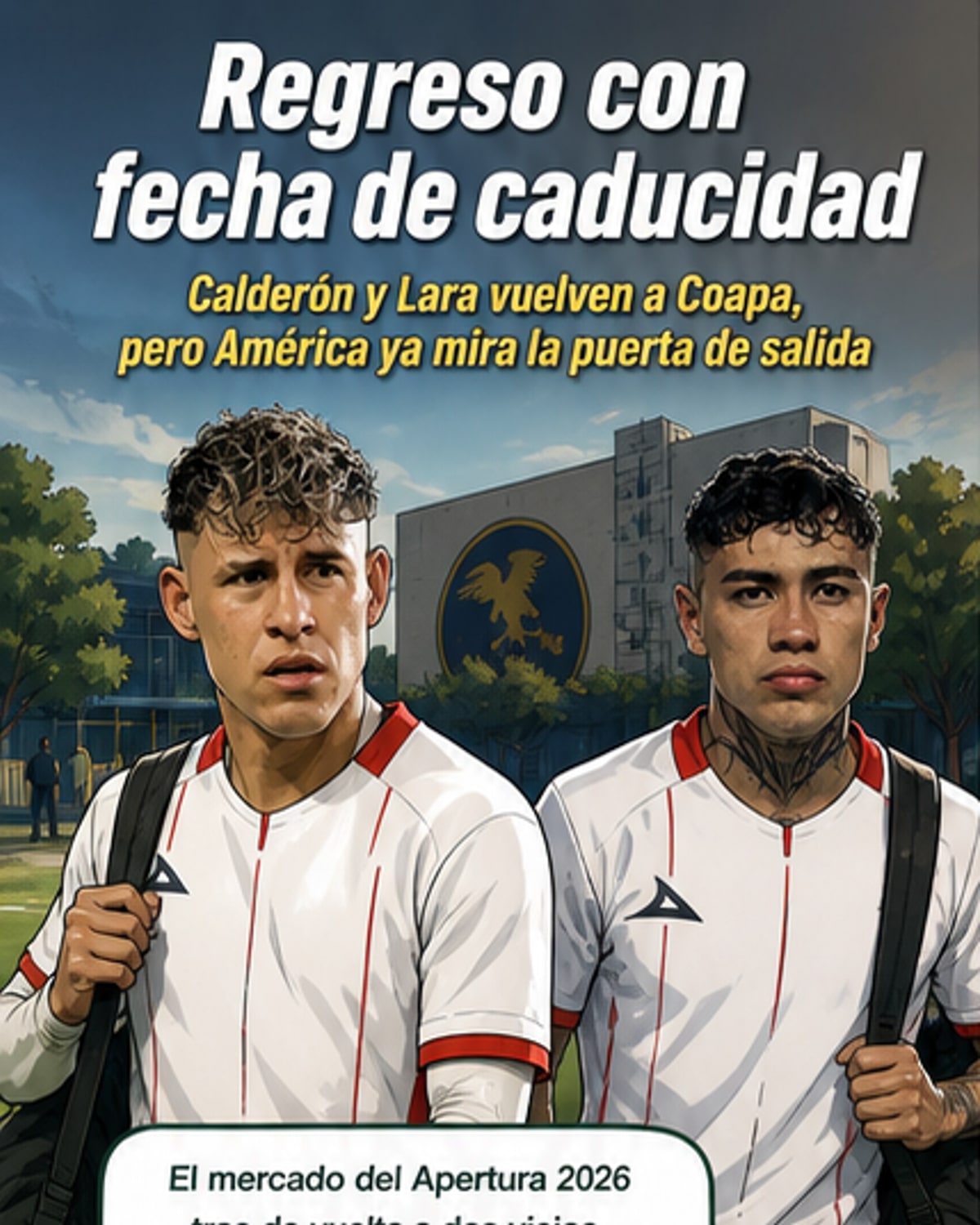 América pone condiciones a Calderón y Lara