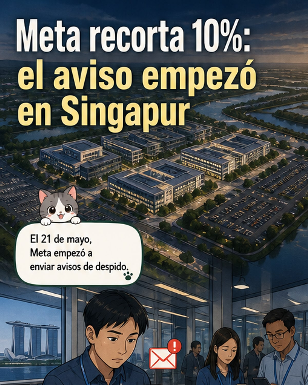 Meta despide al 10% de su personal mundial