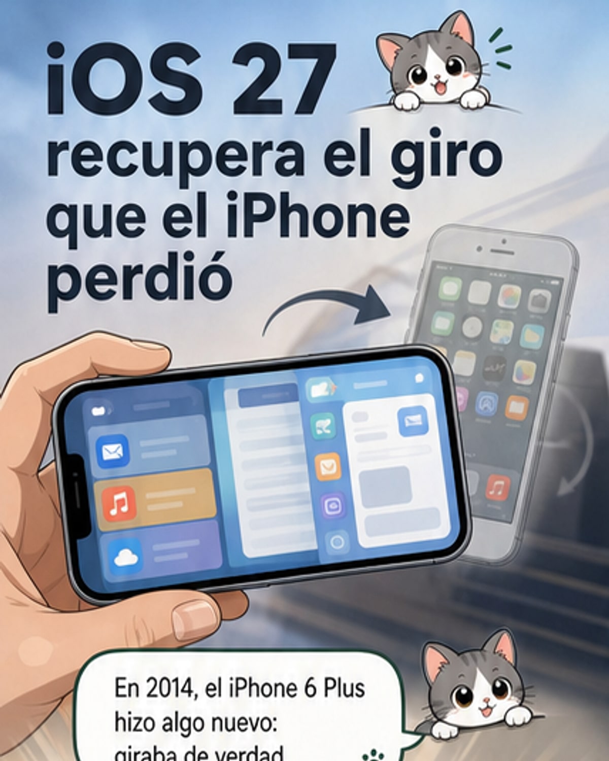 iOS 27 revive una función del iPhone 6 Plus