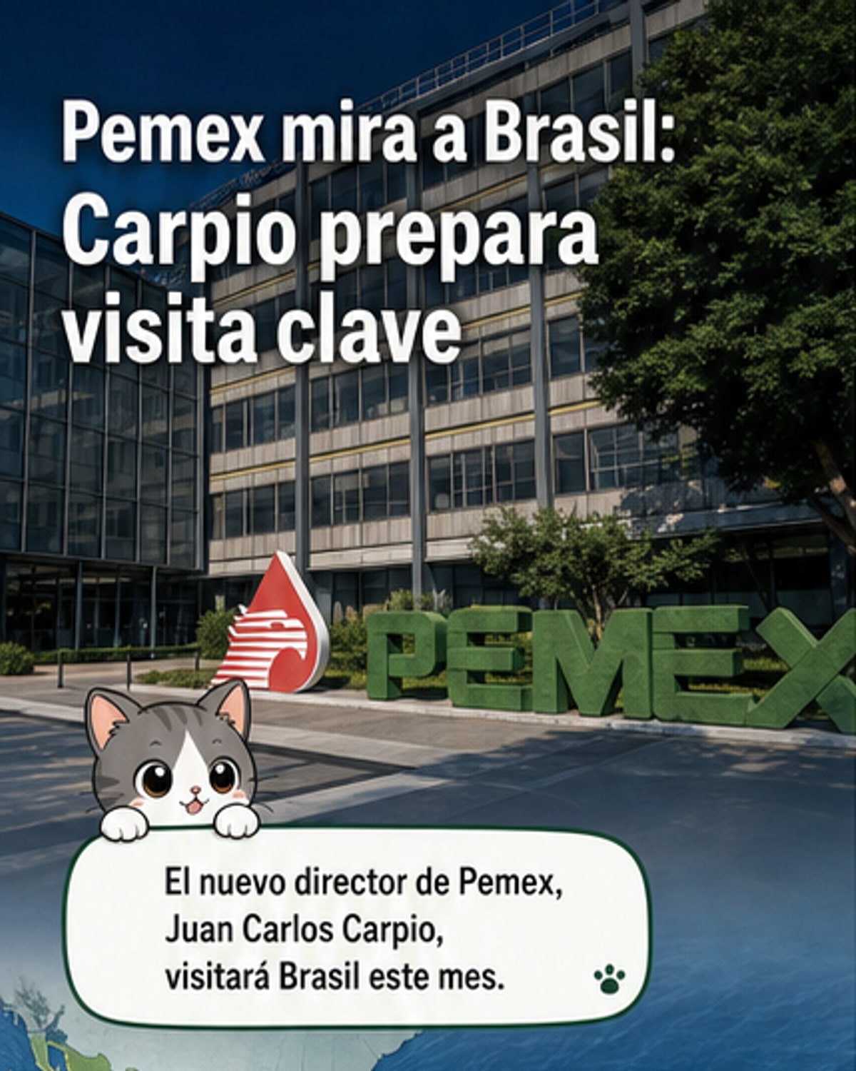 El CEO de Pemex viaja a Brasil