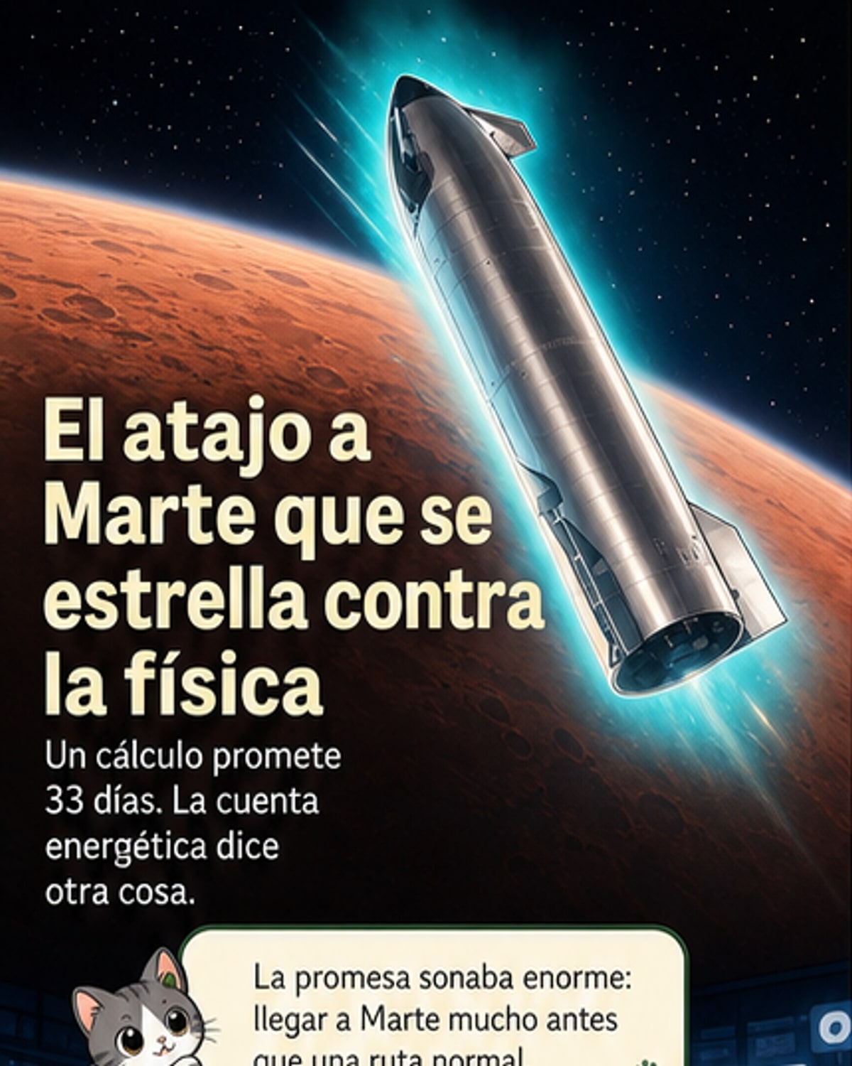 Un atajo a Marte que no es tal