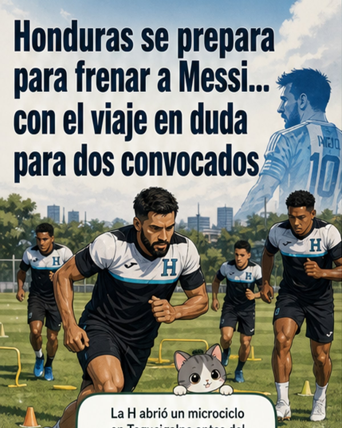 Honduras se prepara para frenar a Messi