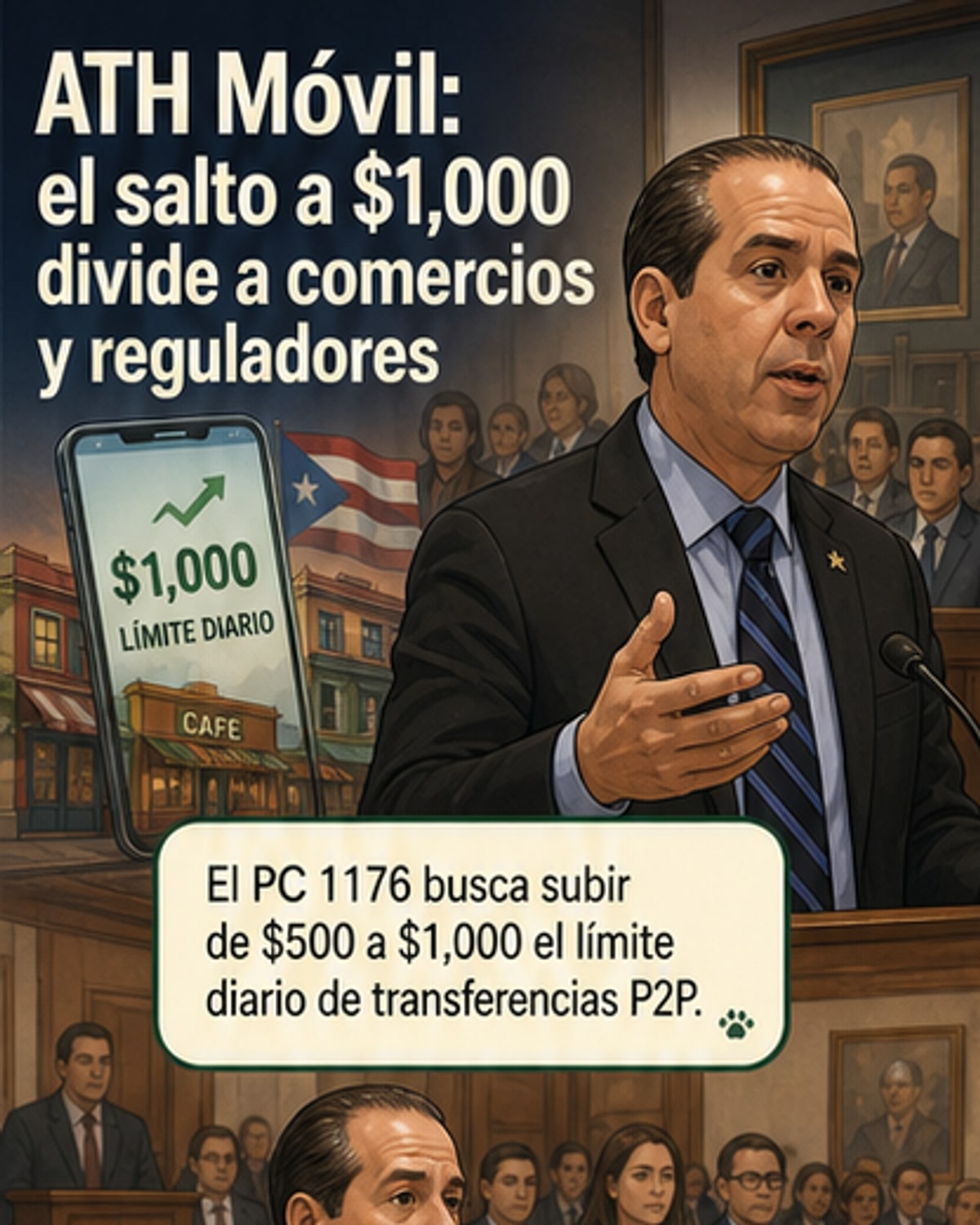 Debate por límite de transferencias en Puerto Rico