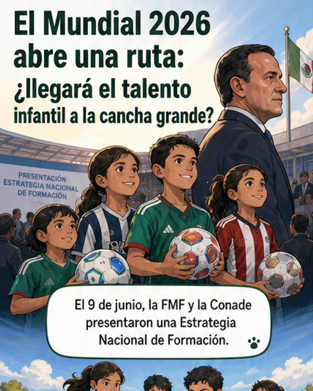México apuesta por el fútbol infantil