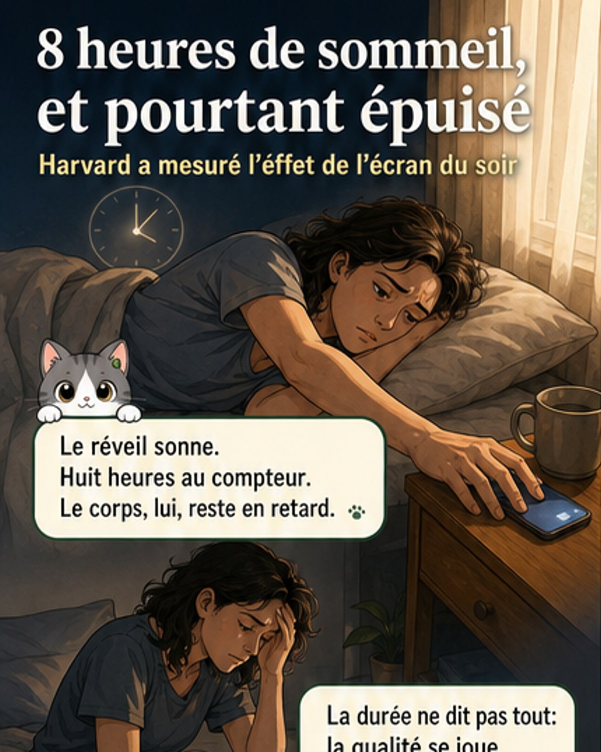 8h de sommeil, mais épuisé ?