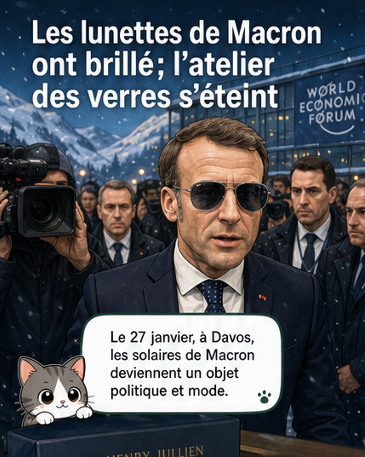 Les lunettes « for sure » de Macron n'ont pas sauvé leur fabricant