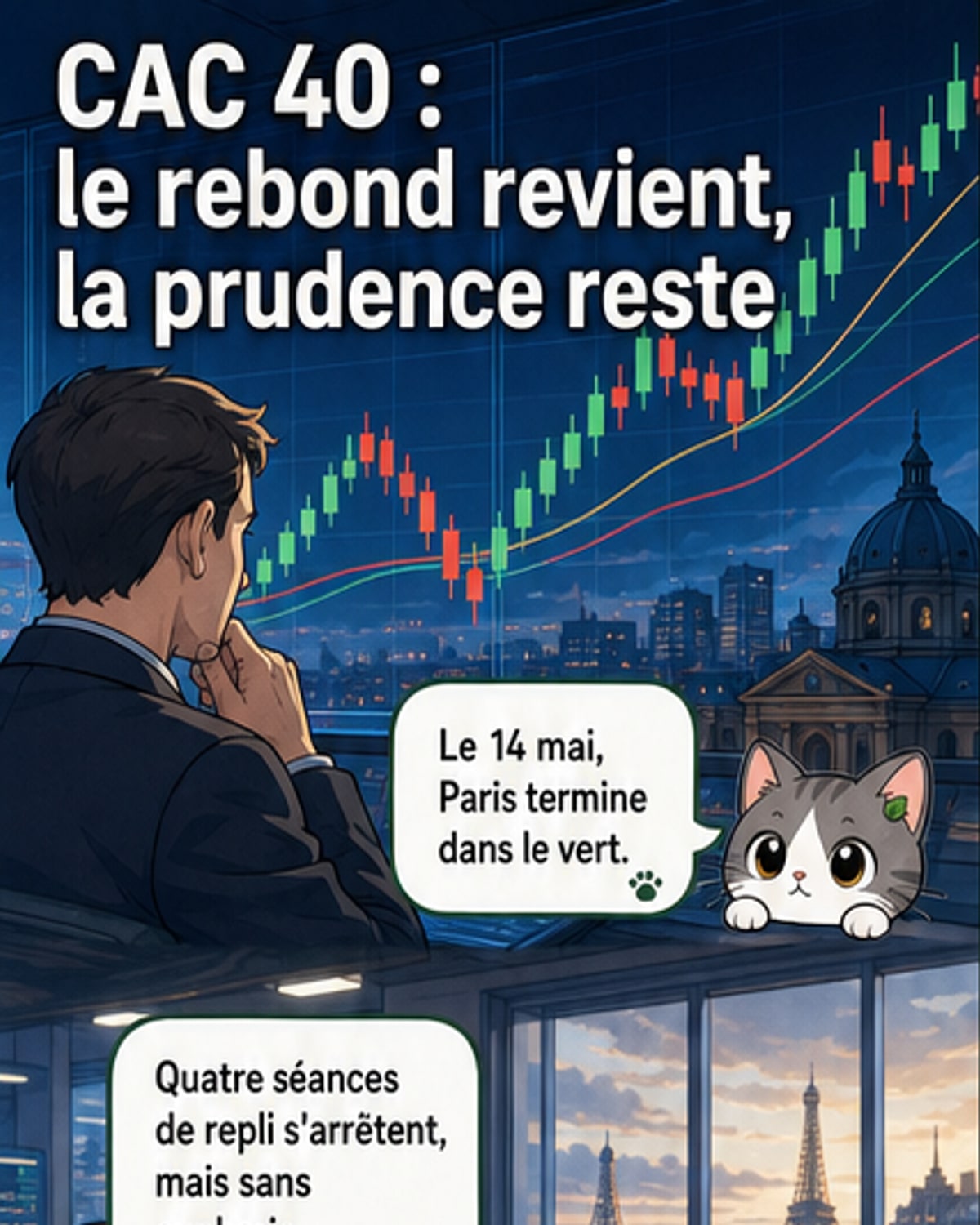 Le CAC 40 reprend des couleurs