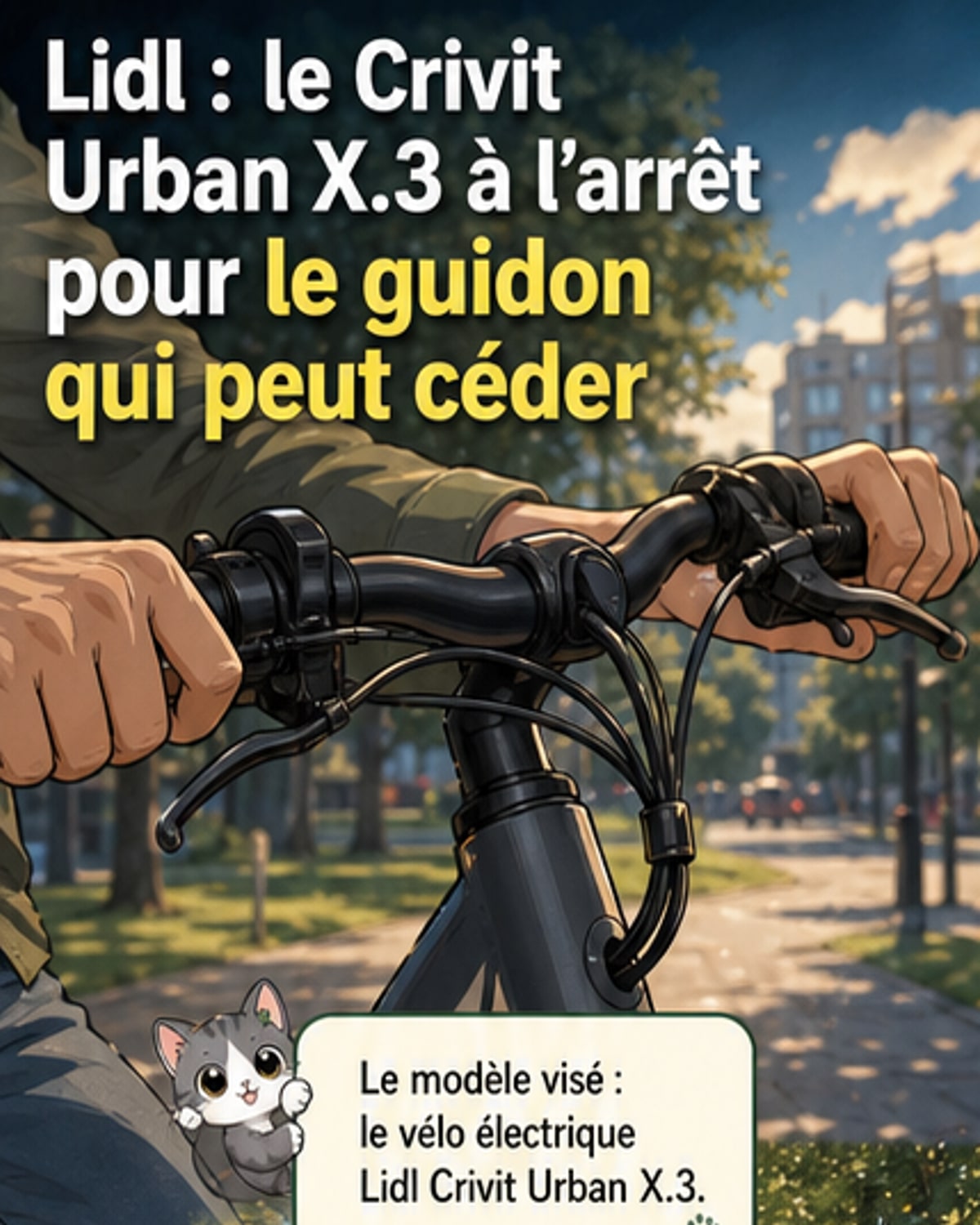 Un vélo Lidl rappelé pour risque de chute