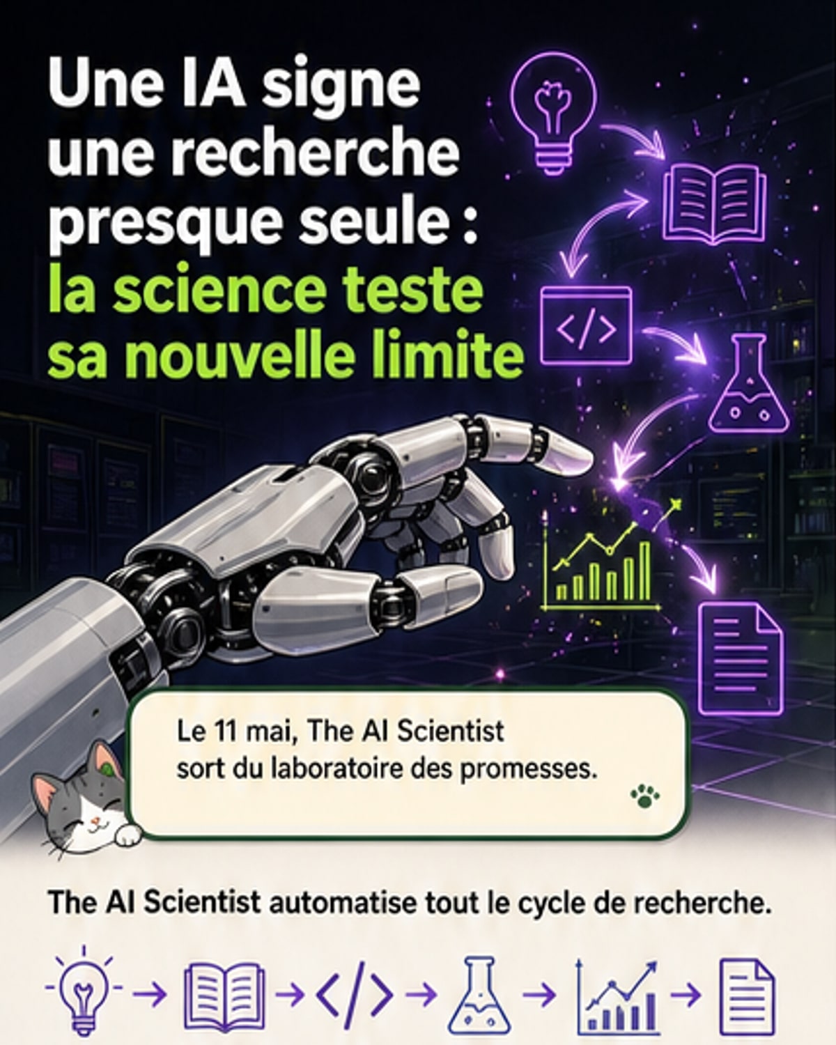 Une IA a rédigé un article scientifique seul