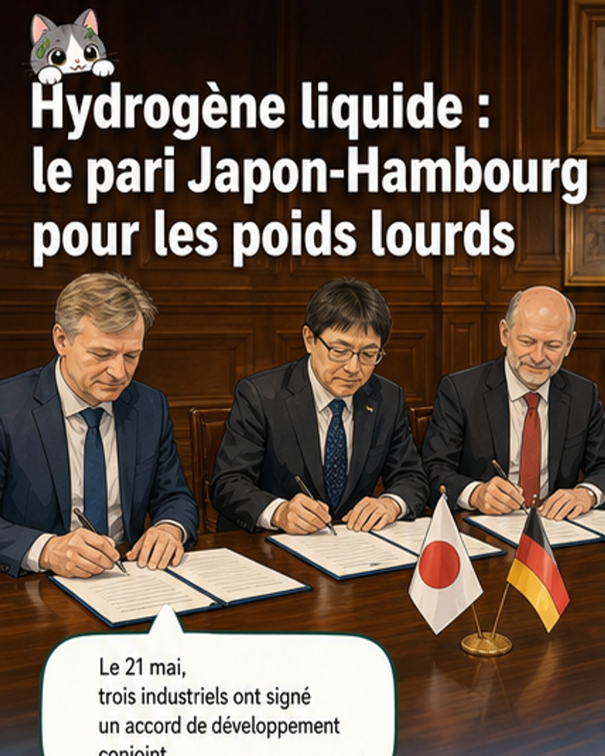 Un corridor d’hydrogène entre le Japon et l’Europe