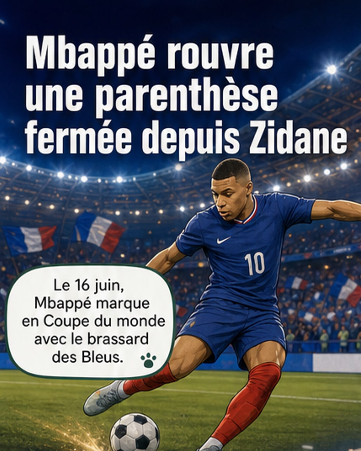 Mbappé brise le silence des capitaines