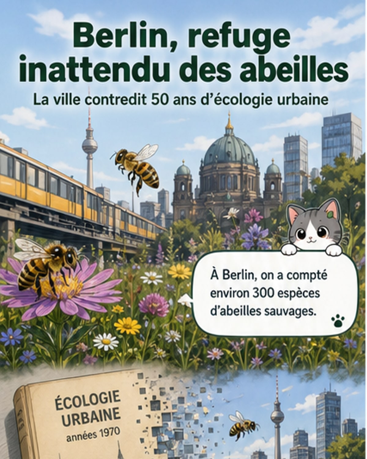 Berlin abrite plus d’abeilles que la campagne