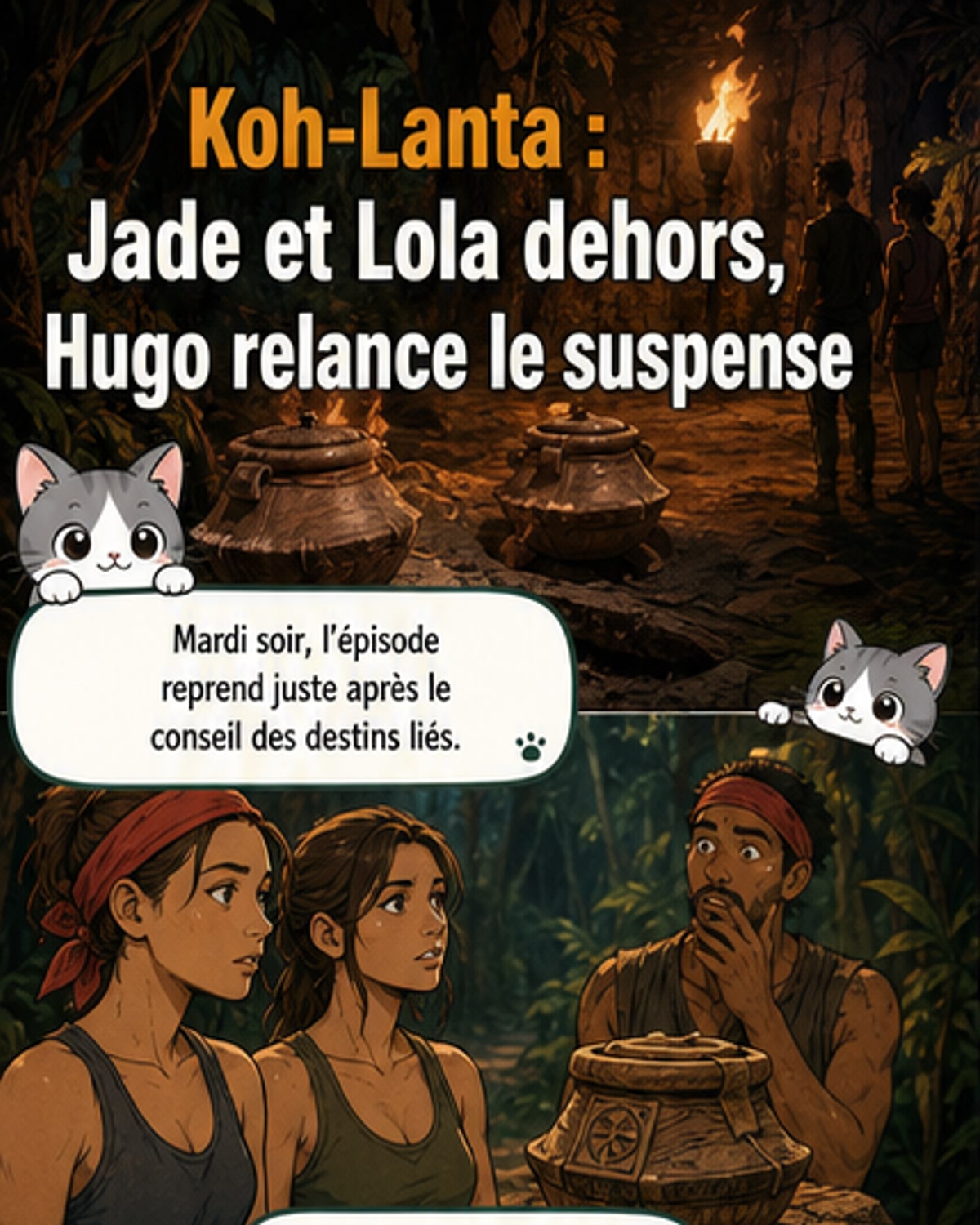 Qui quitte Koh-Lanta ce mardi ?
