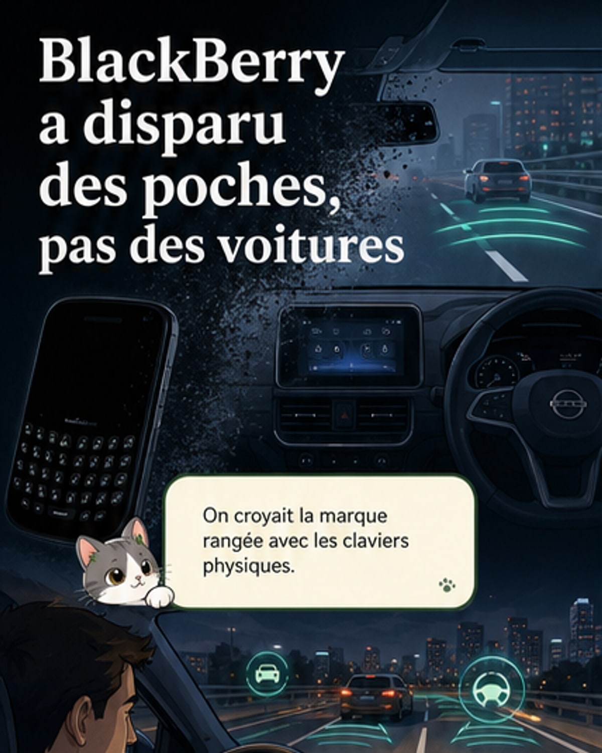 BlackBerry, toujours là, mais invisible