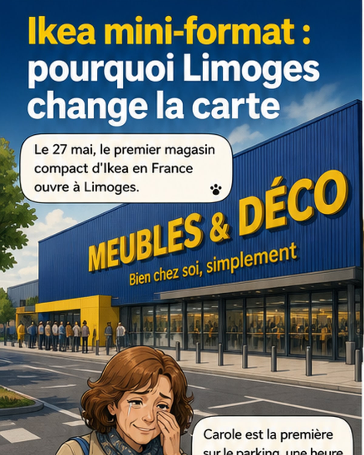 Ikea ouvre son premier magasin compact à Limoges
