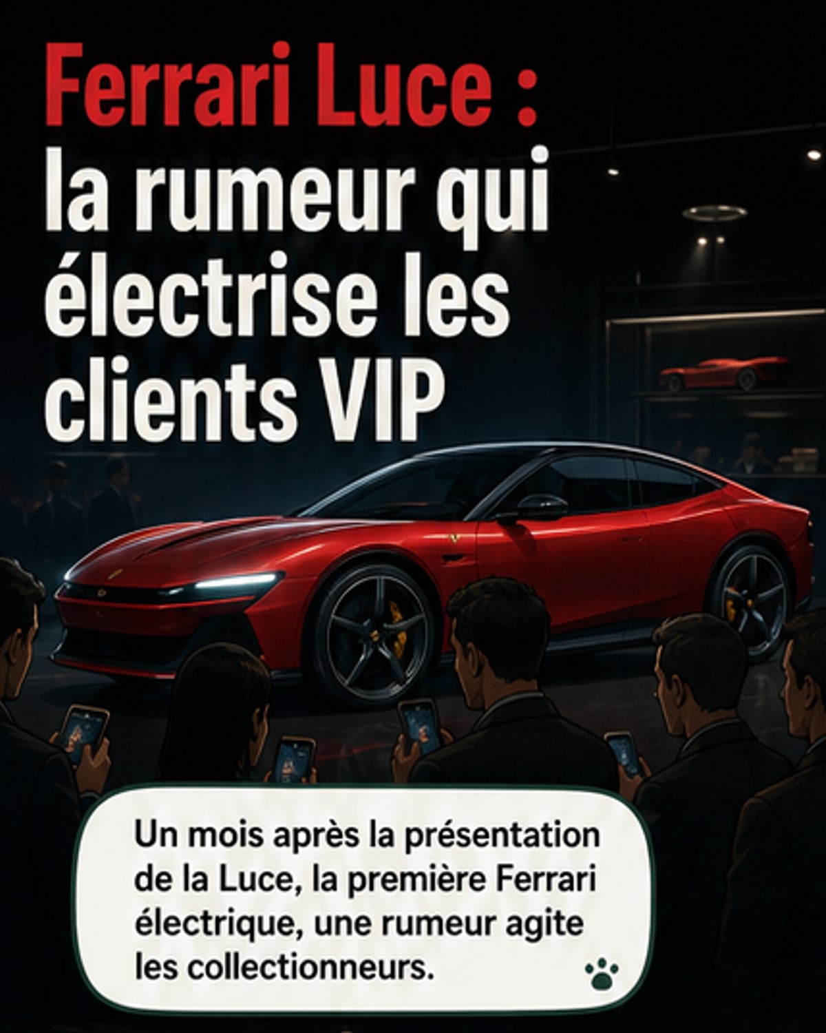 Ferrari dément forcer ses clients à acheter la Luce