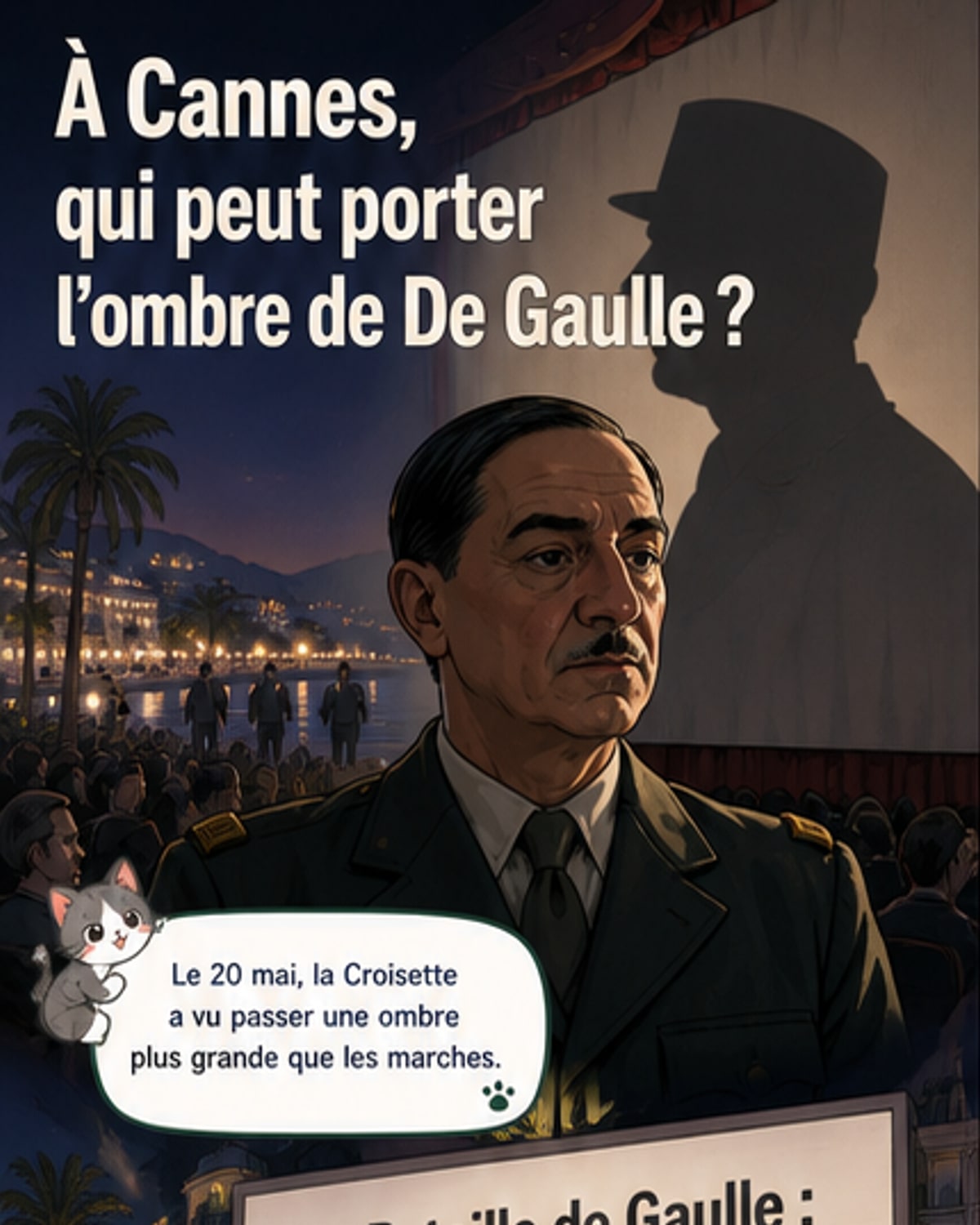 De Gaulle revisité à Cannes