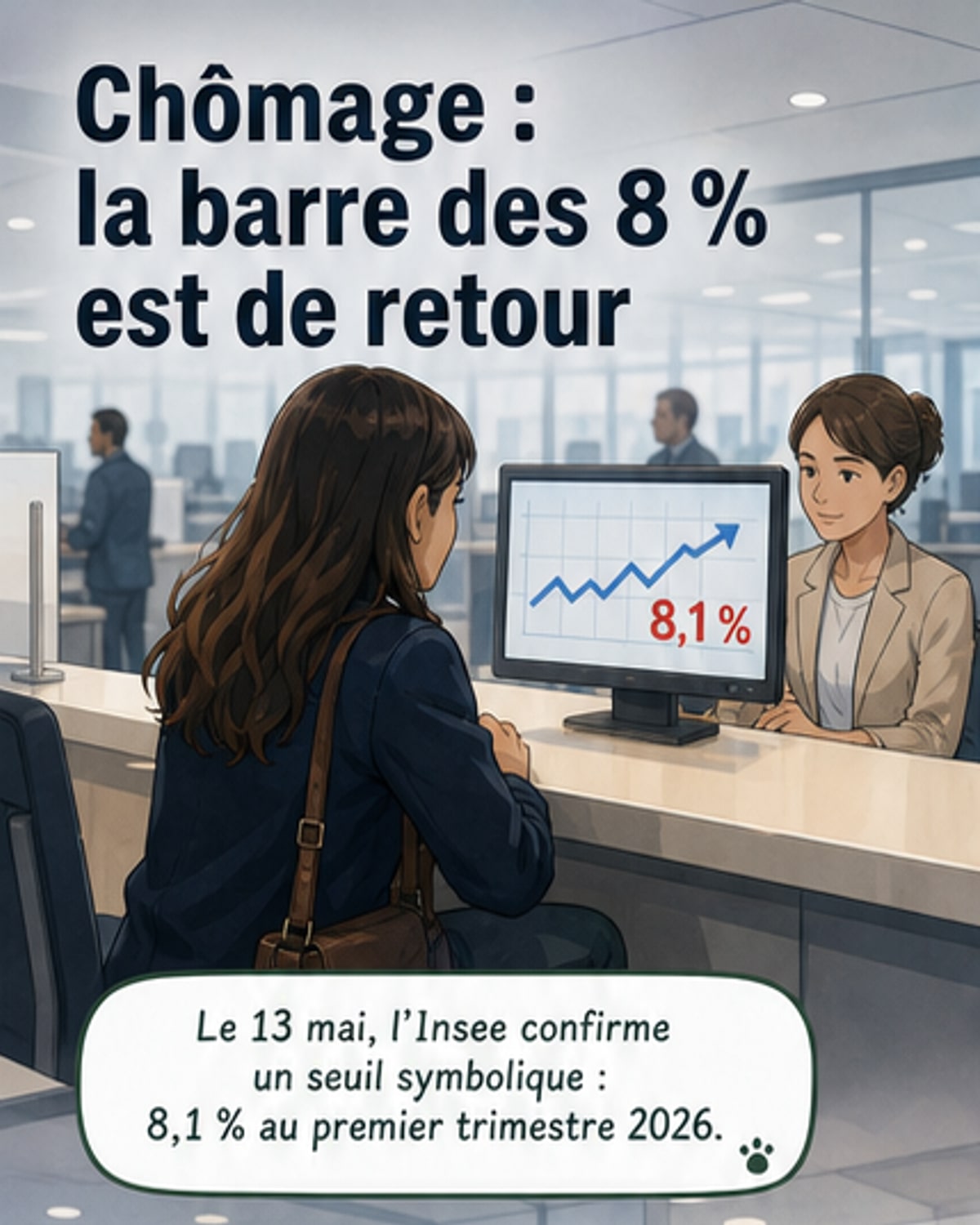 Le chômage repart à la hausse en France