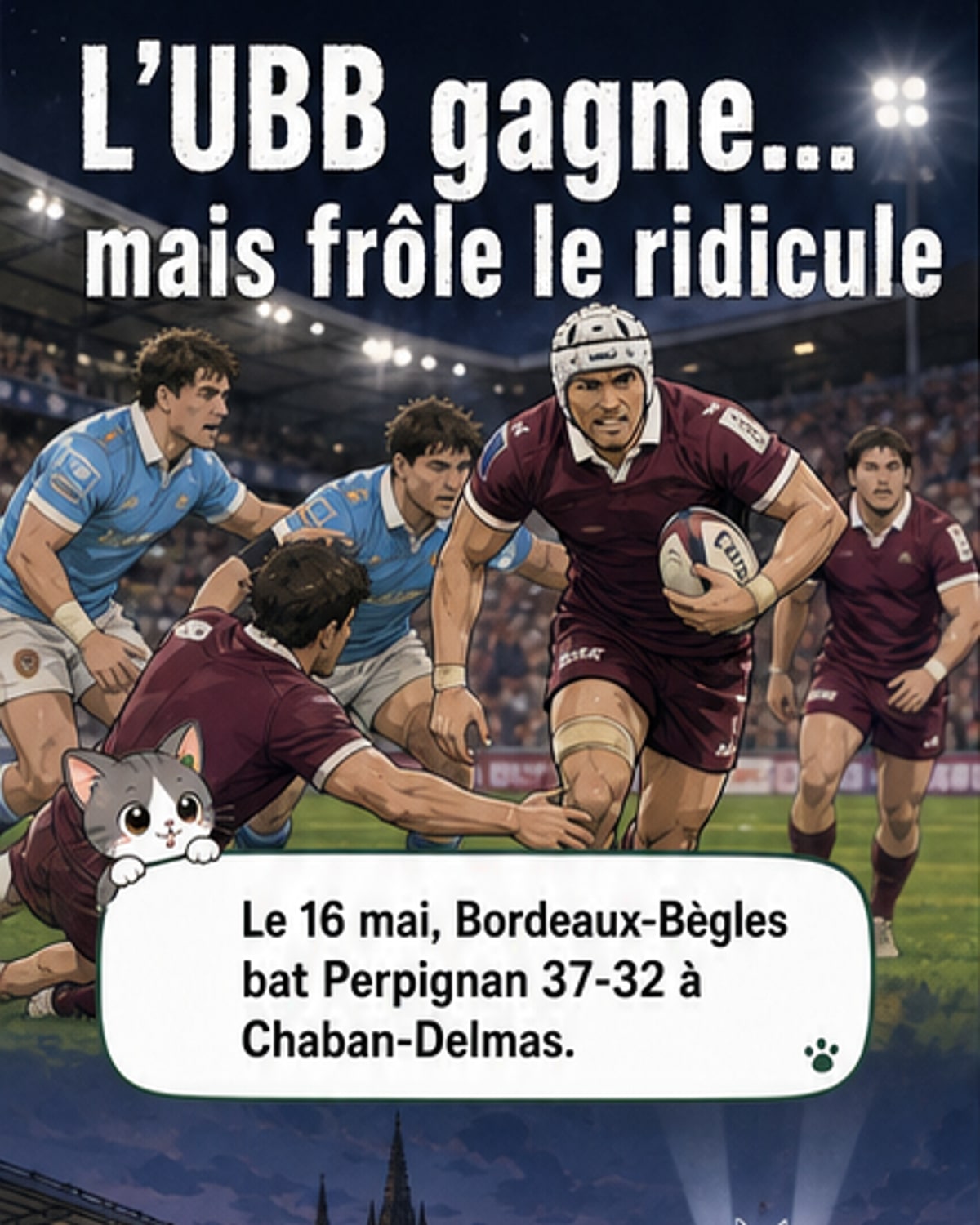 L’UBB a frôlé le ridicule avant la finale