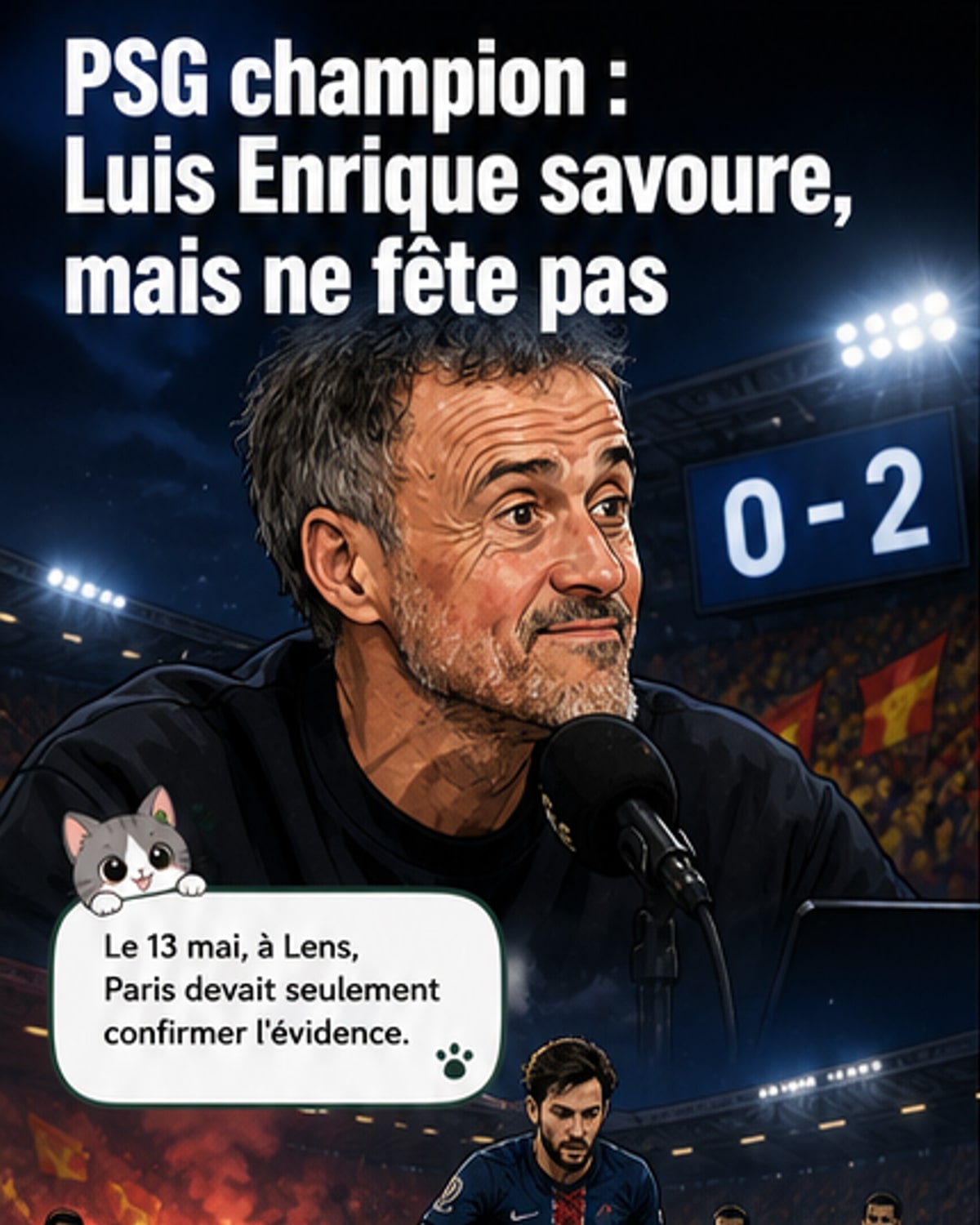 PSG sacré, Luis Enrique savoure