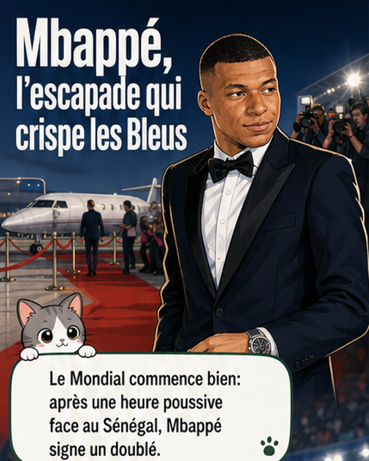 Mbappé, sa compagne et les Bleus