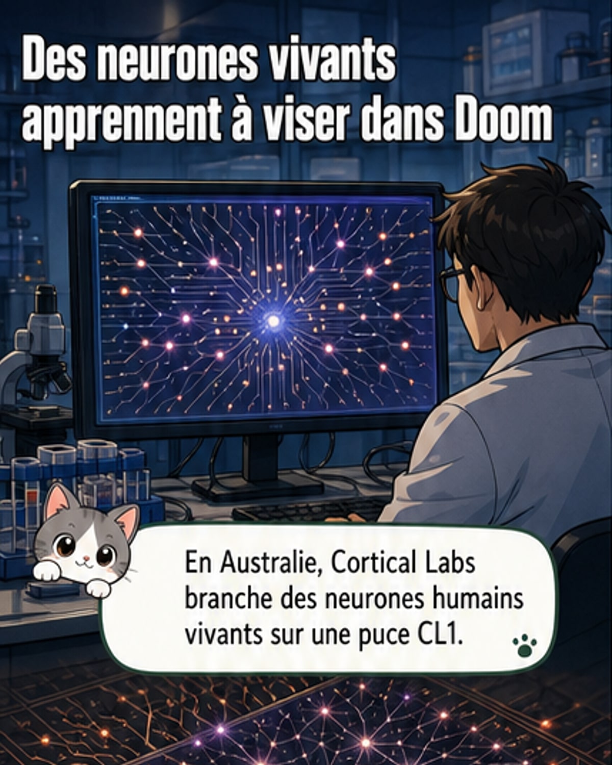Des neurones jouent à Doom