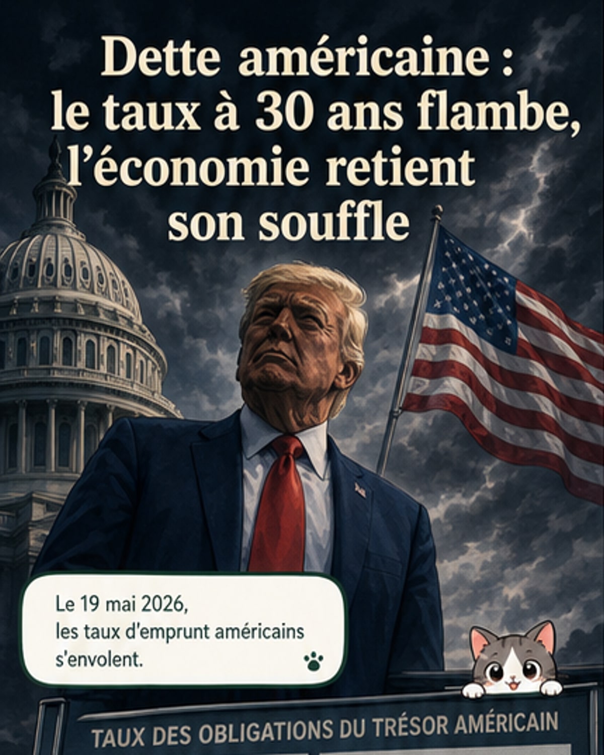 Taux d'emprunt aux États-Unis au plus haut depuis 2007