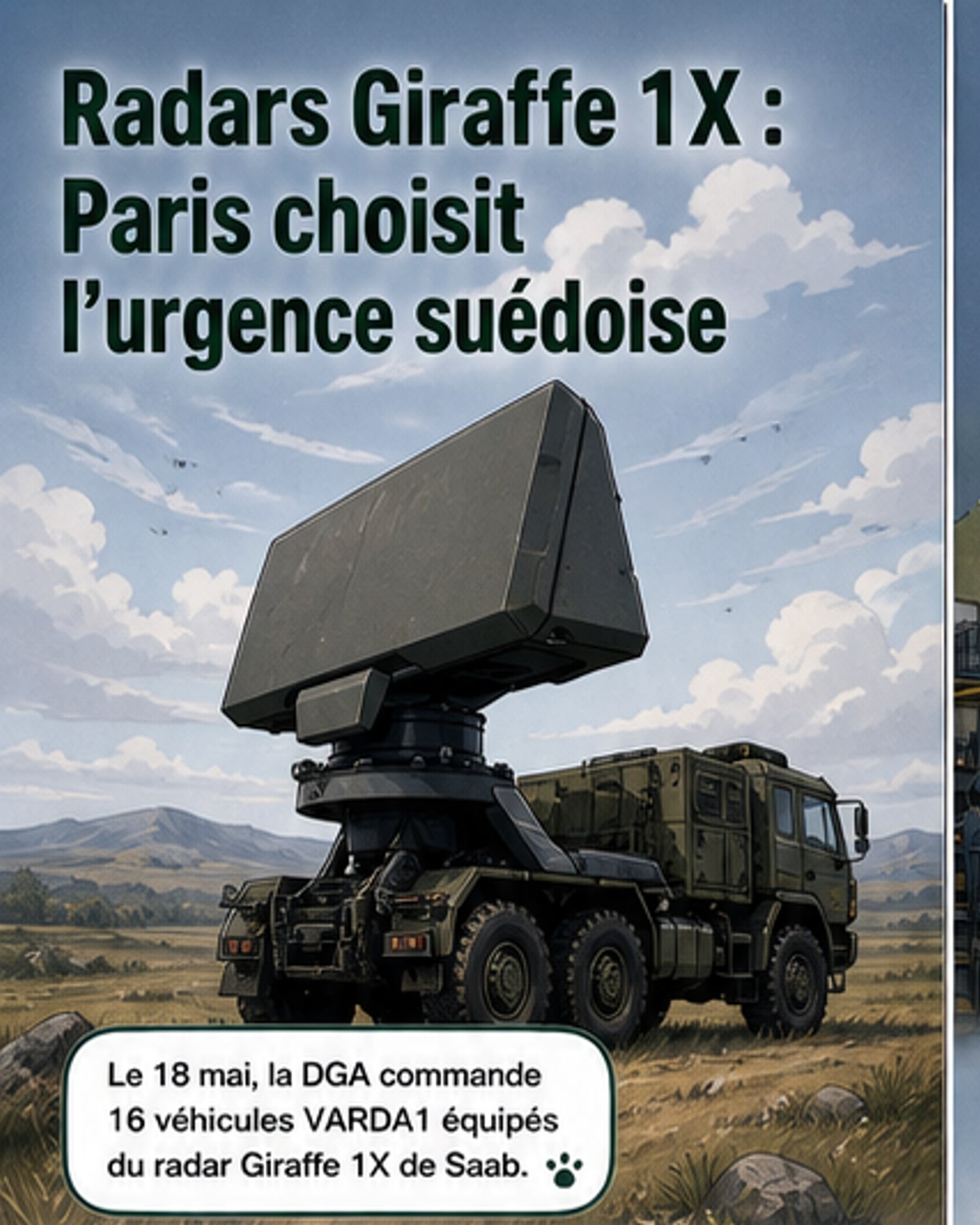 La France commande 16 radars suédois
