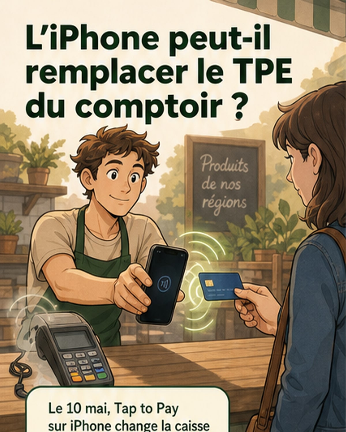 Votre iPhone remplace le TPE