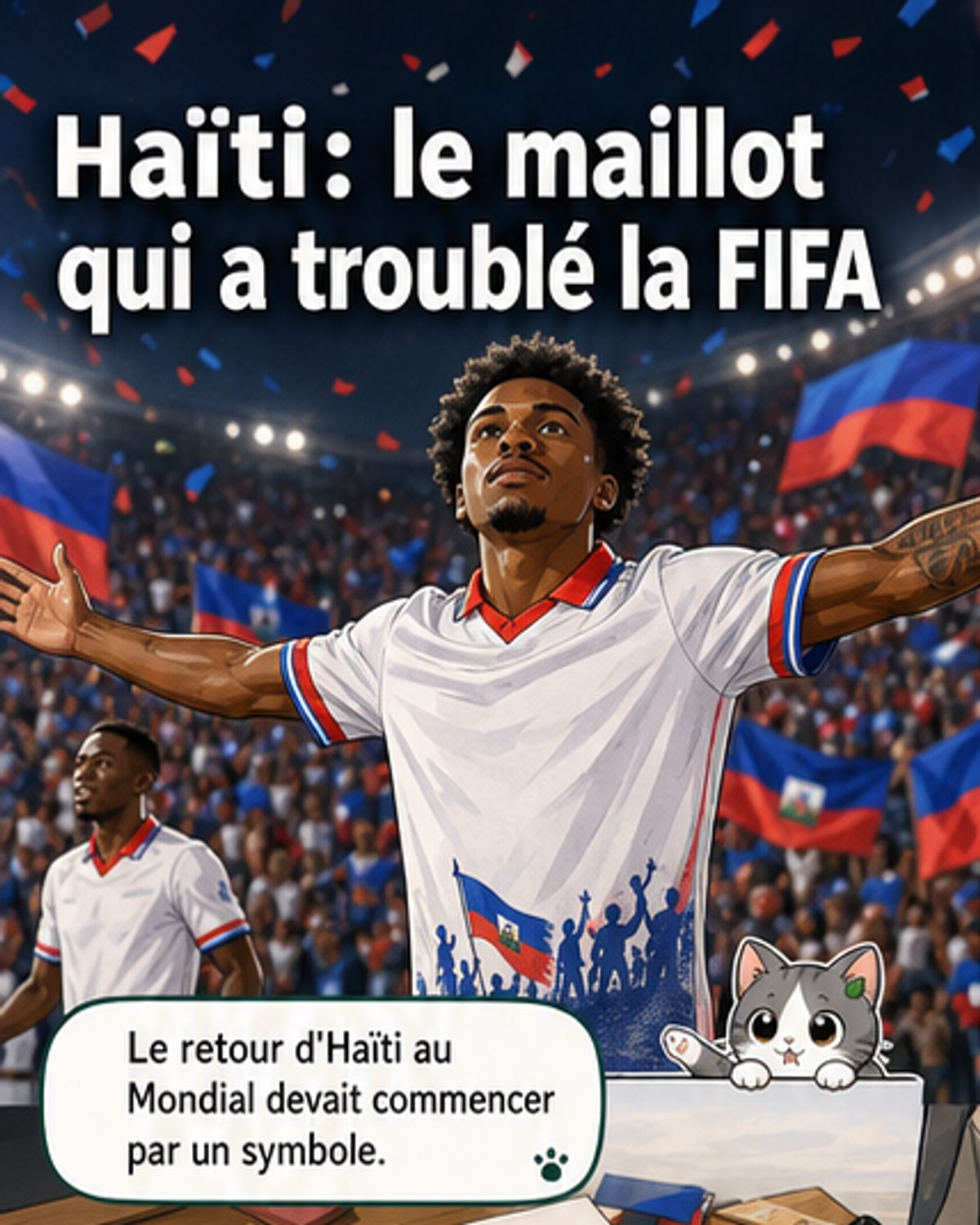 Haïti change son maillot avant le Mondial