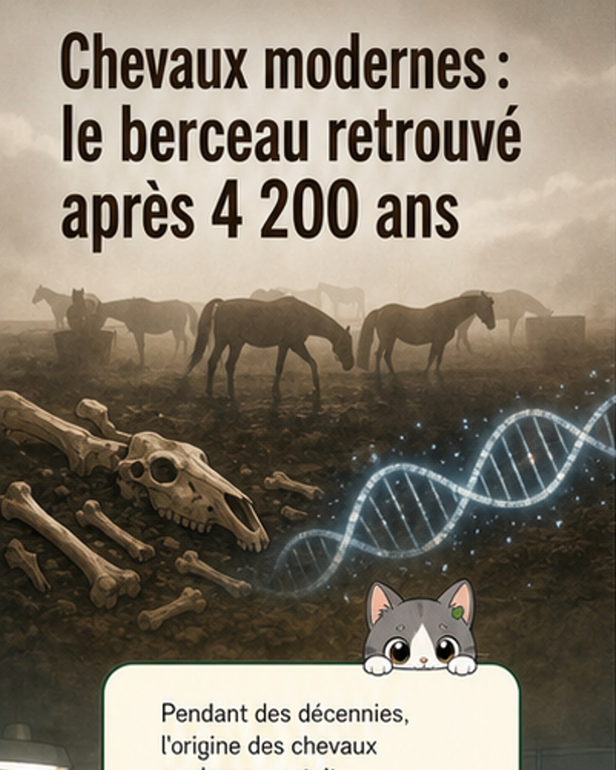 L’origine des chevaux domestiqués enfin connue