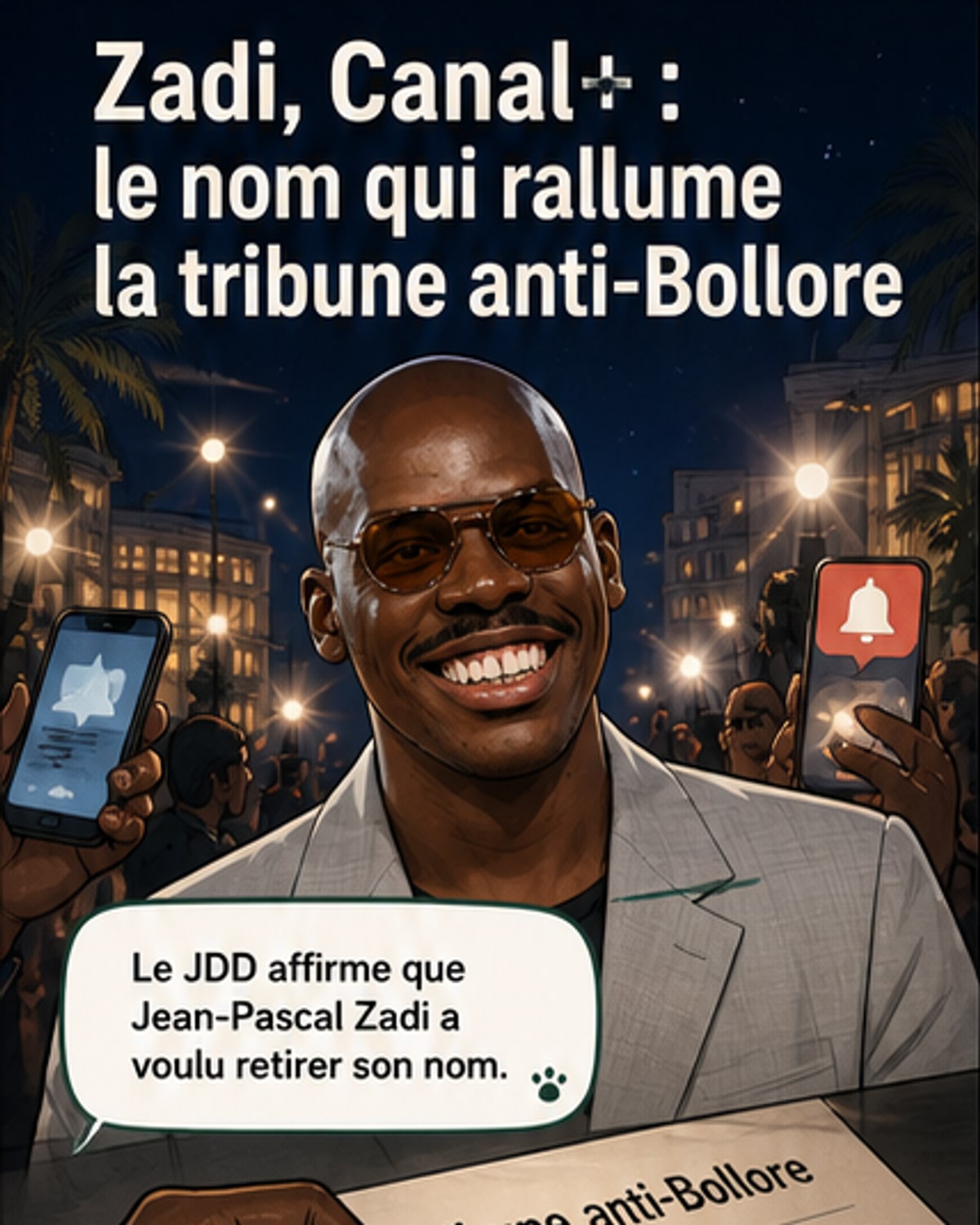 Zadi et la tribune anti-Bolloré