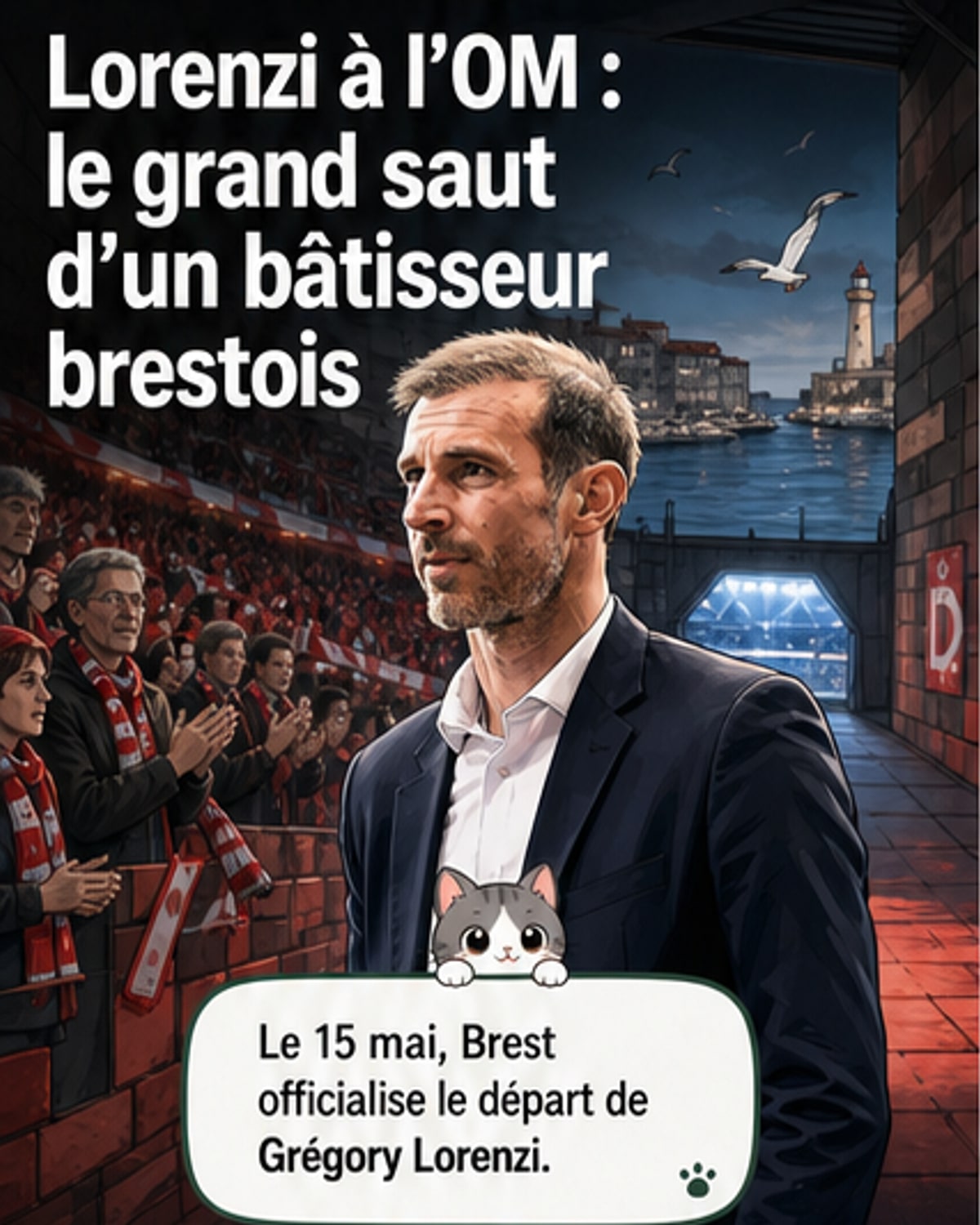 Lorenzi quitte Brest pour l'OM