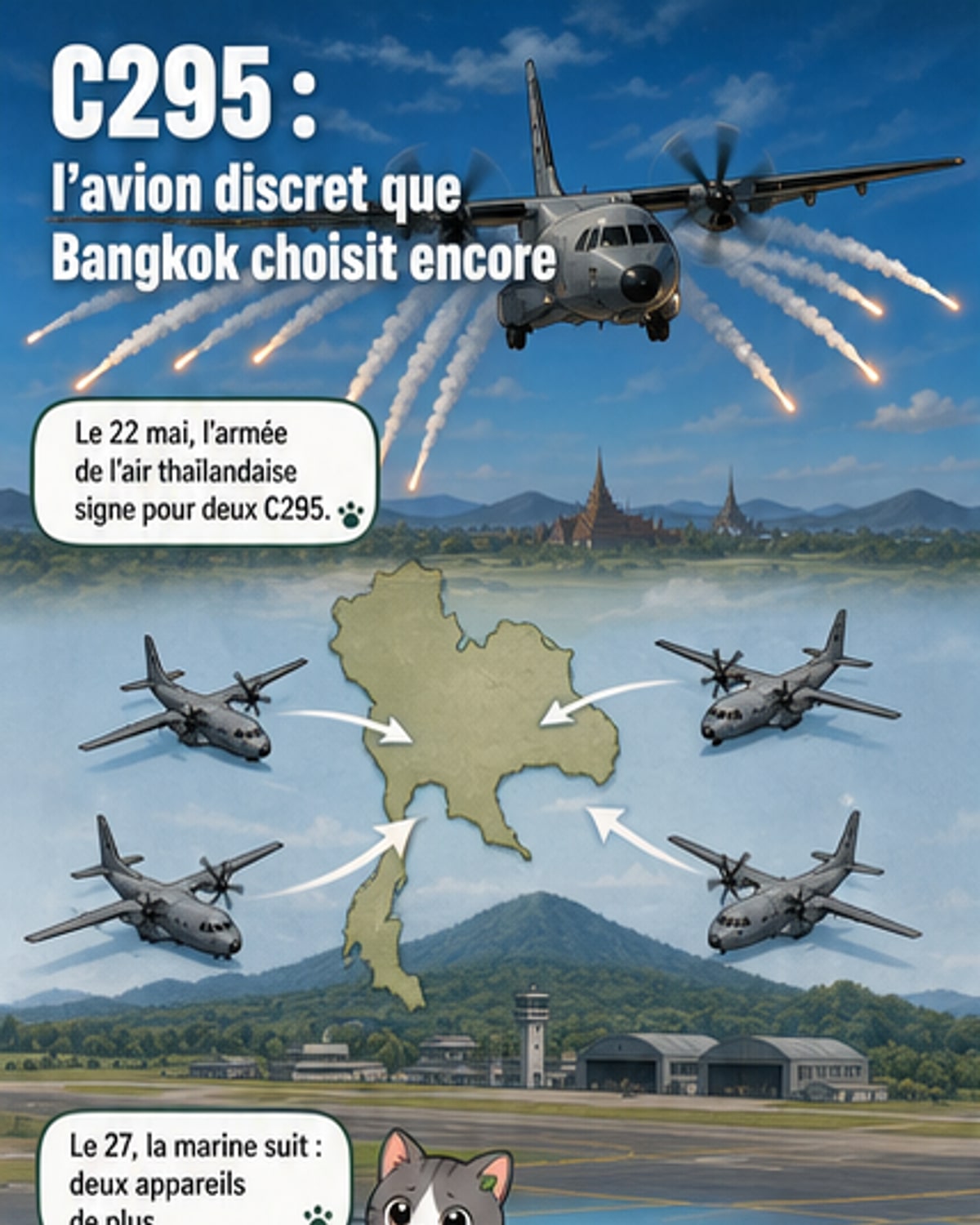 La Thaïlande renforce sa flotte Airbus