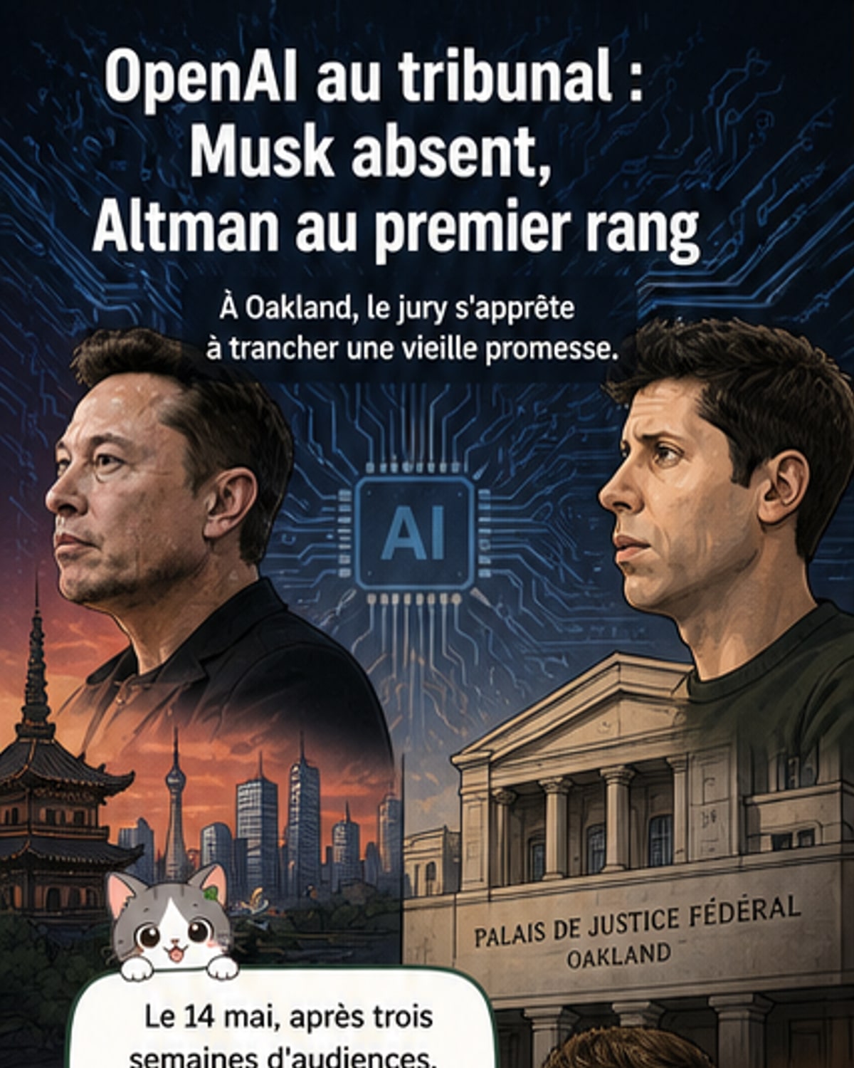 Musk absent, l'avenir d'OpenAI en jeu
