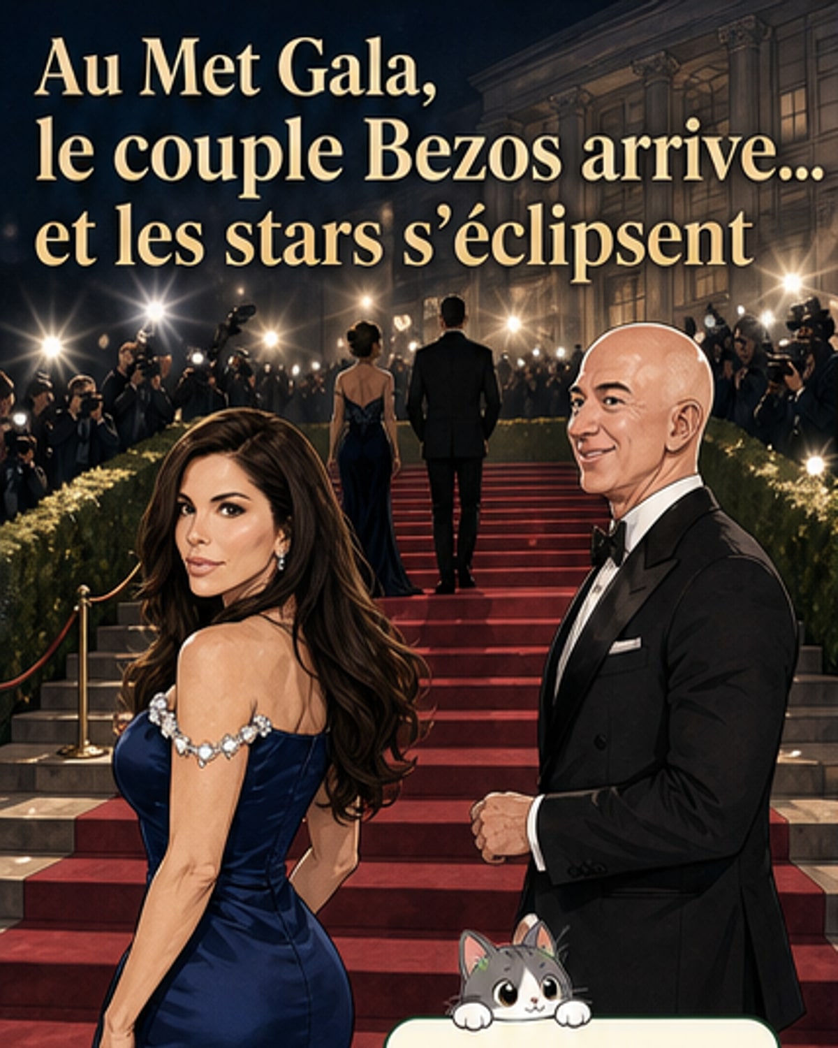 Le couple Bezos au Met Gala, froid pour les stars