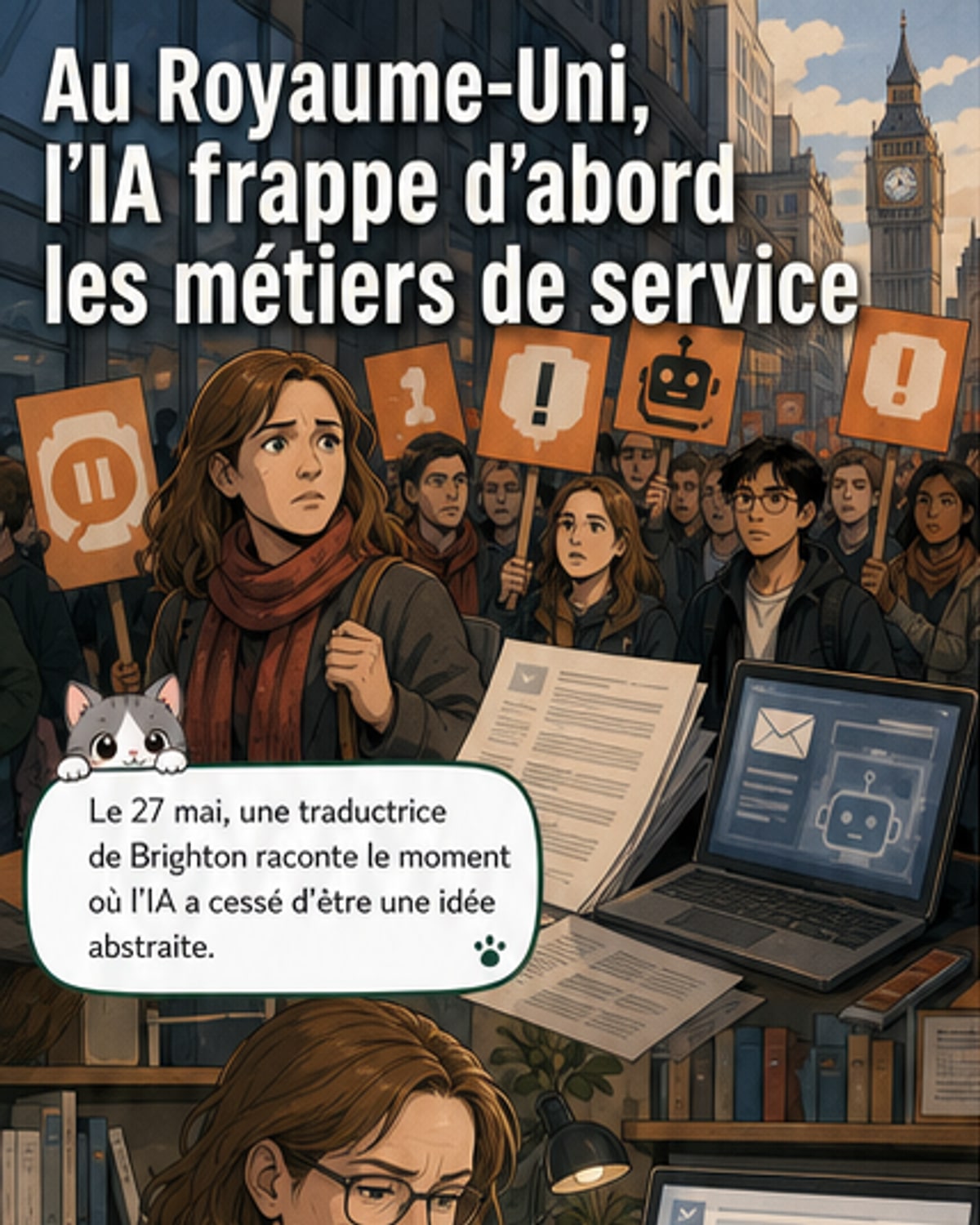 L'IA remplace déjà des travailleurs au Royaume-Uni
