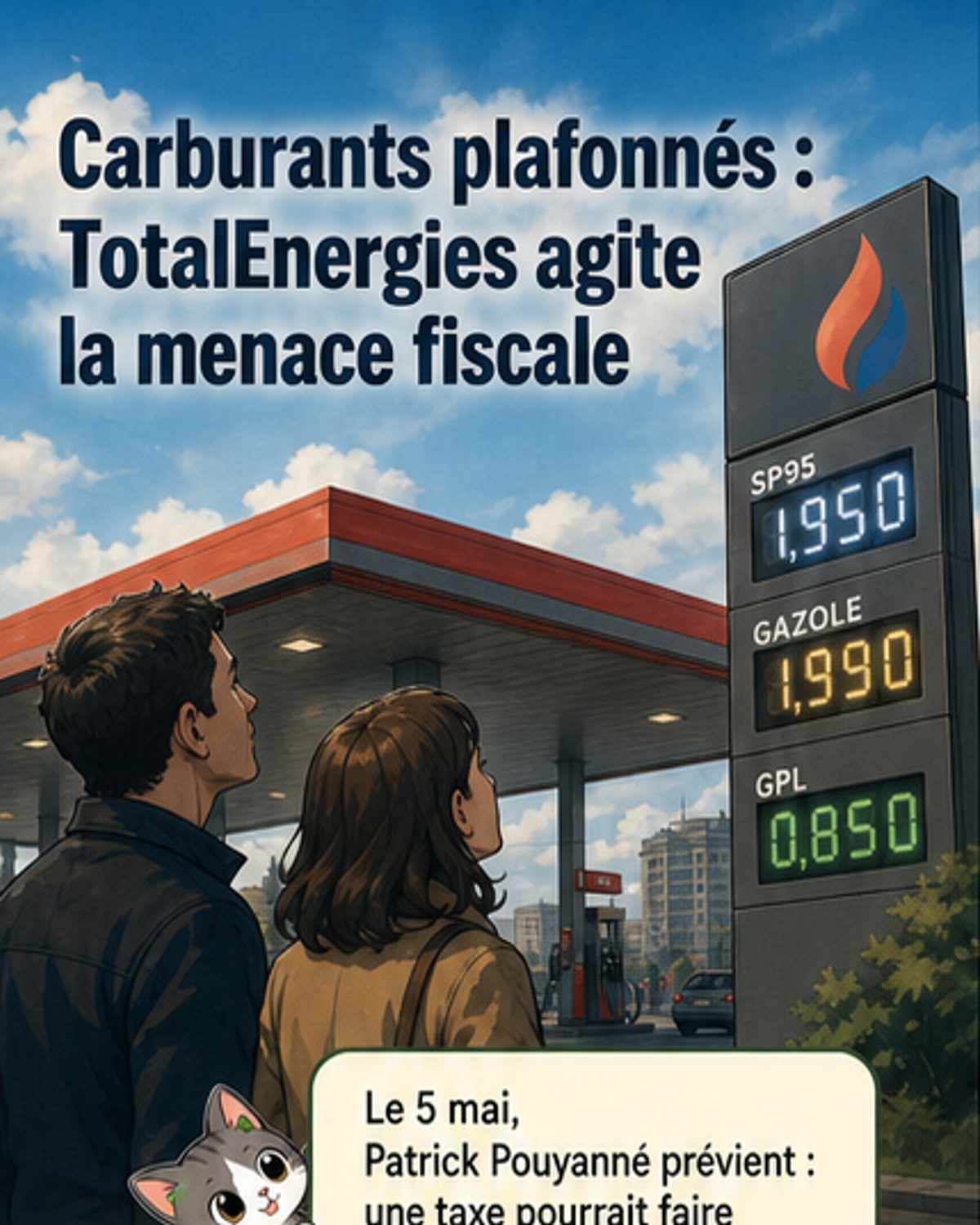 TotalEnergies menace de lever le plafond des prix