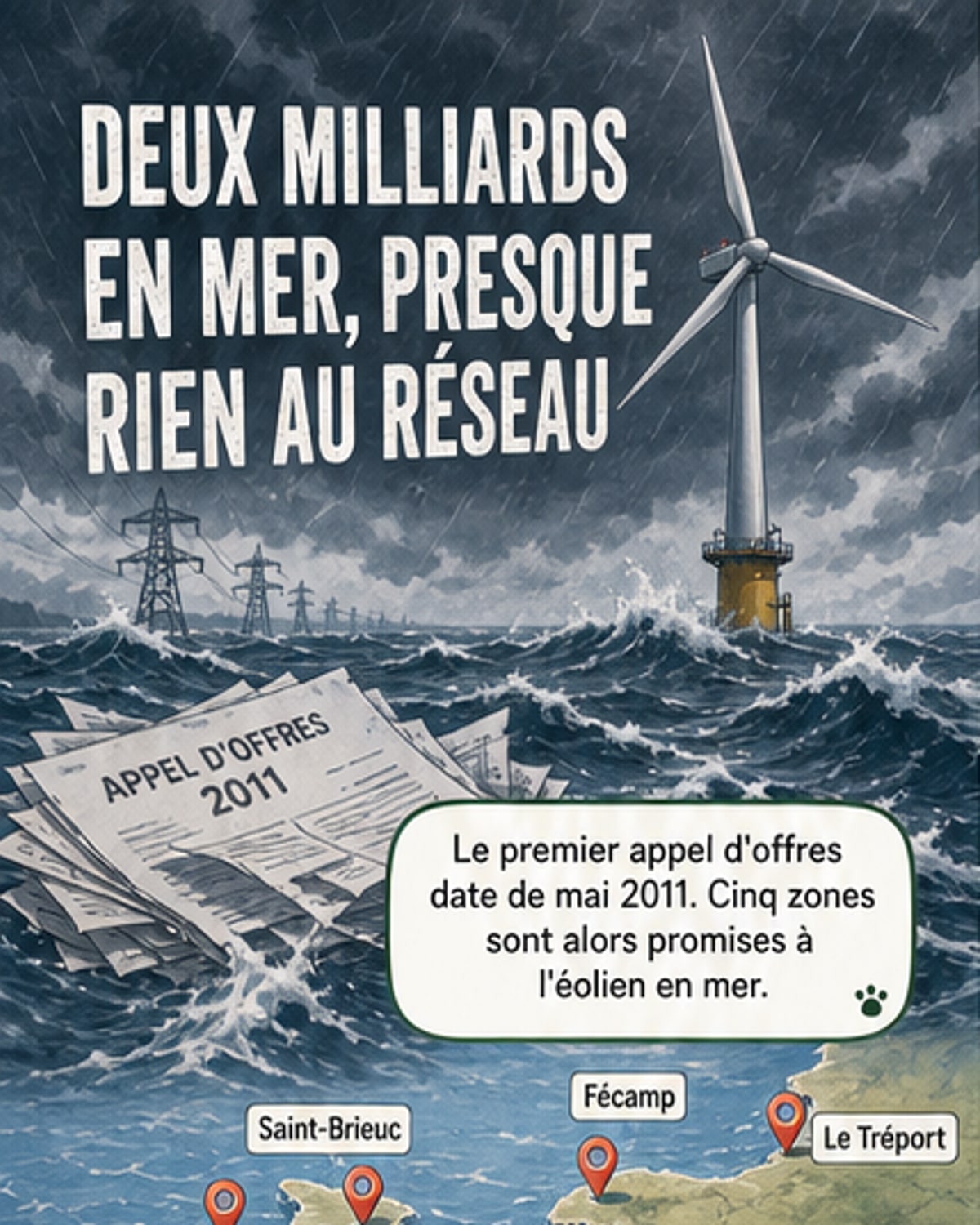 2 milliards d’euros, zéro mégawatt