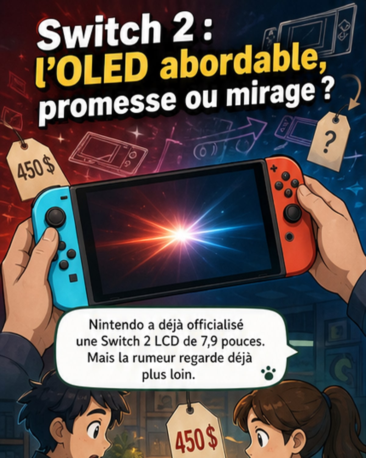 Nintendo prépare-t-elle une Switch 2 OLED et Lite ?
