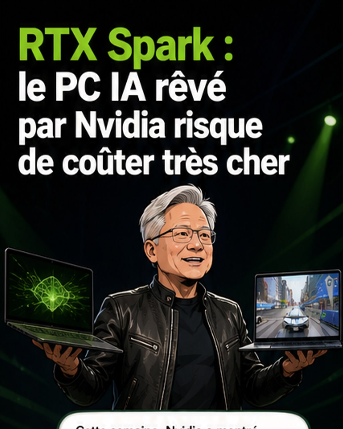 Nvidia lance sa puce IA RTX Spark