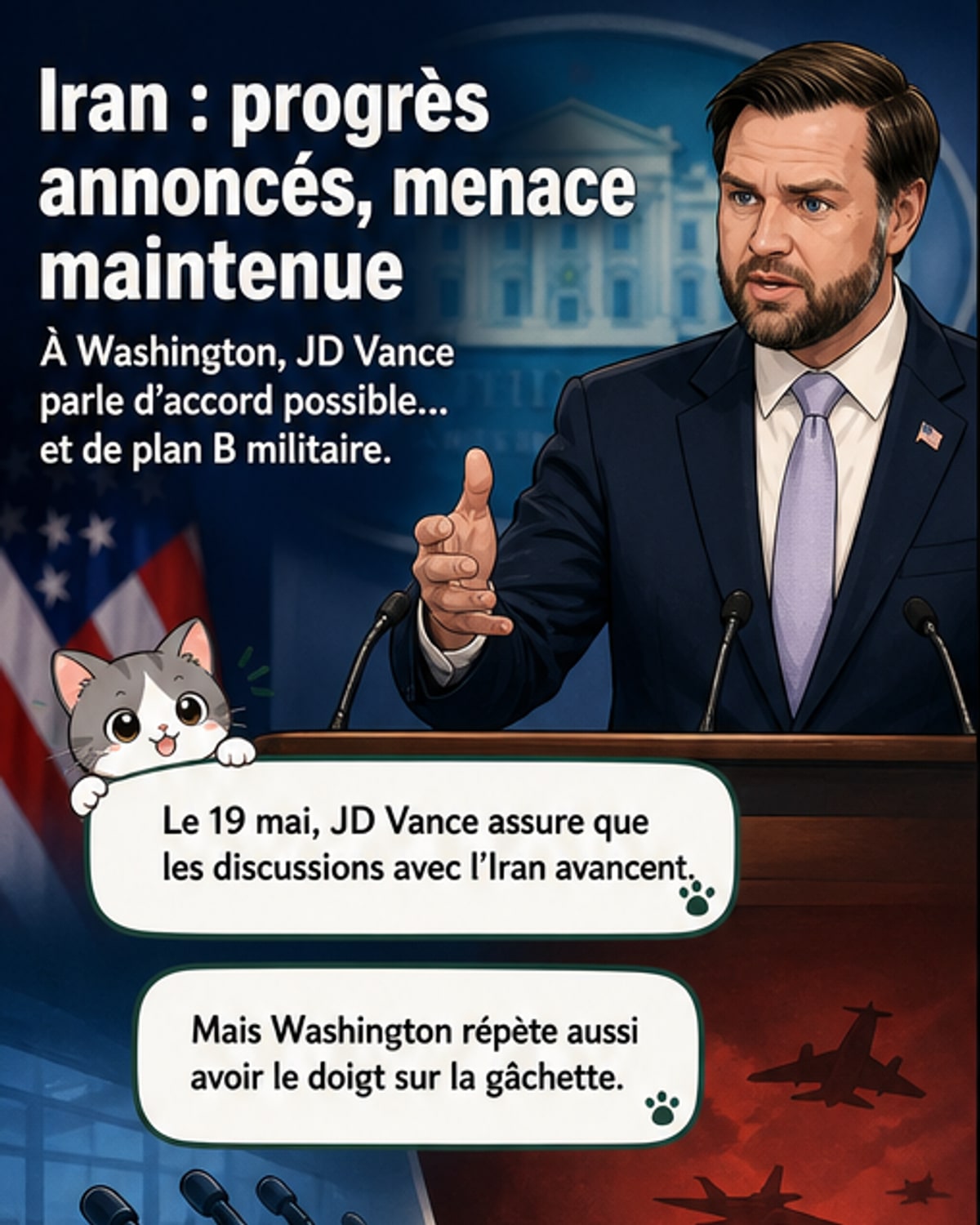 Vance voit des progrès avec l'Iran