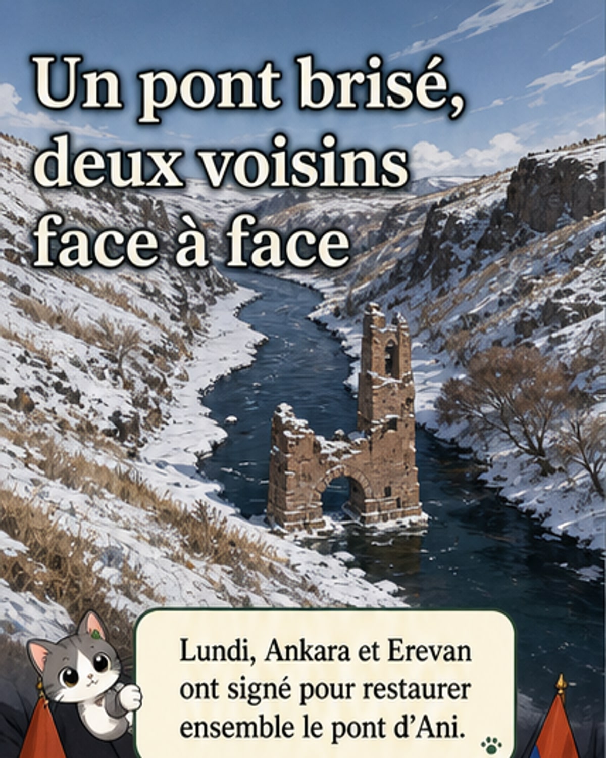 Un pont du Xe siècle pour rapprocher deux pays