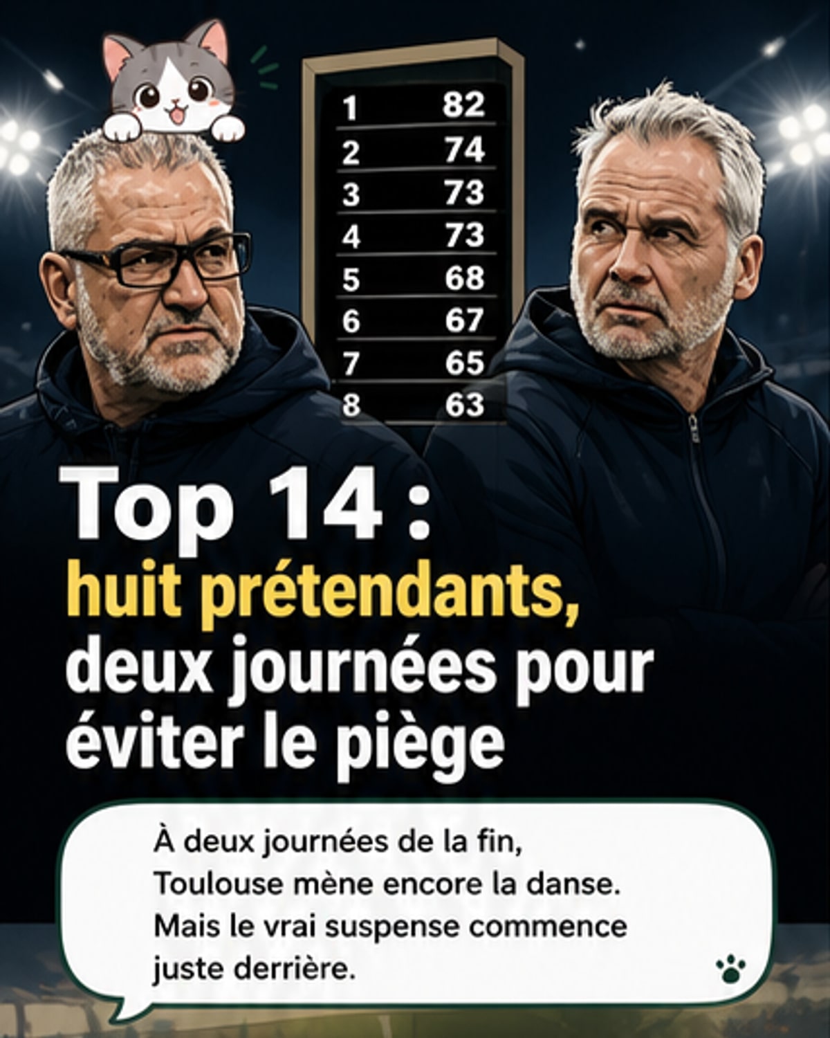 Huit équipes en course pour le Brennus