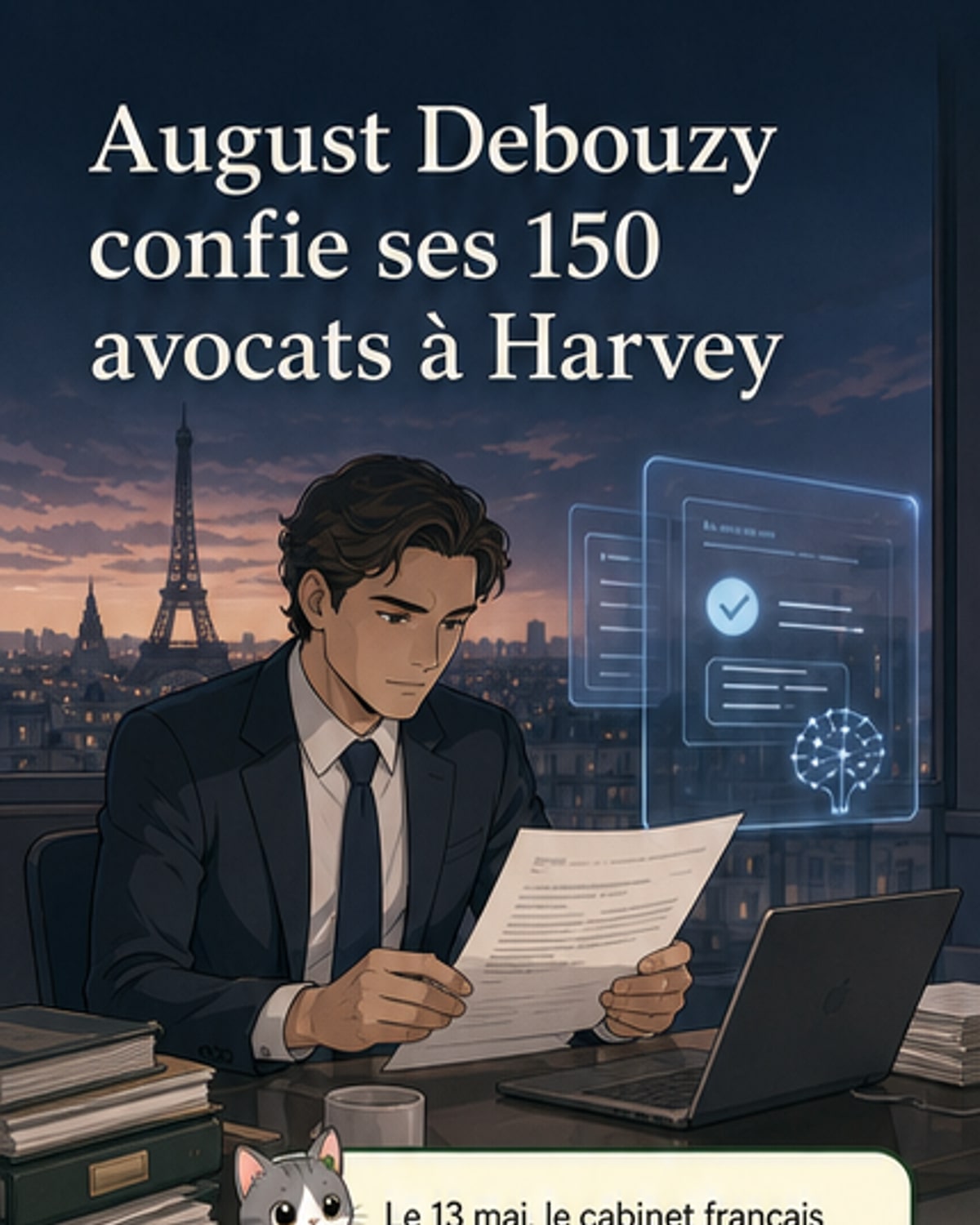 Un cabinet d'avocats français adopte l'IA