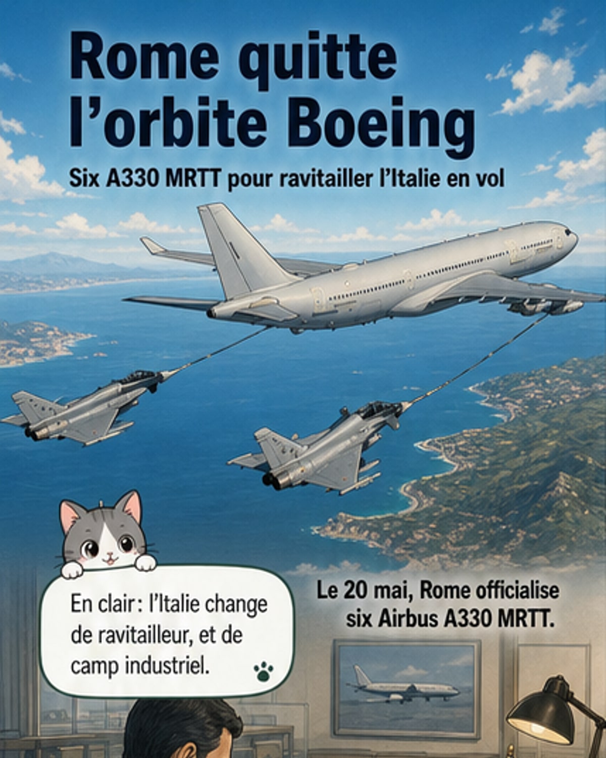 L’Italie choisit Airbus contre Boeing