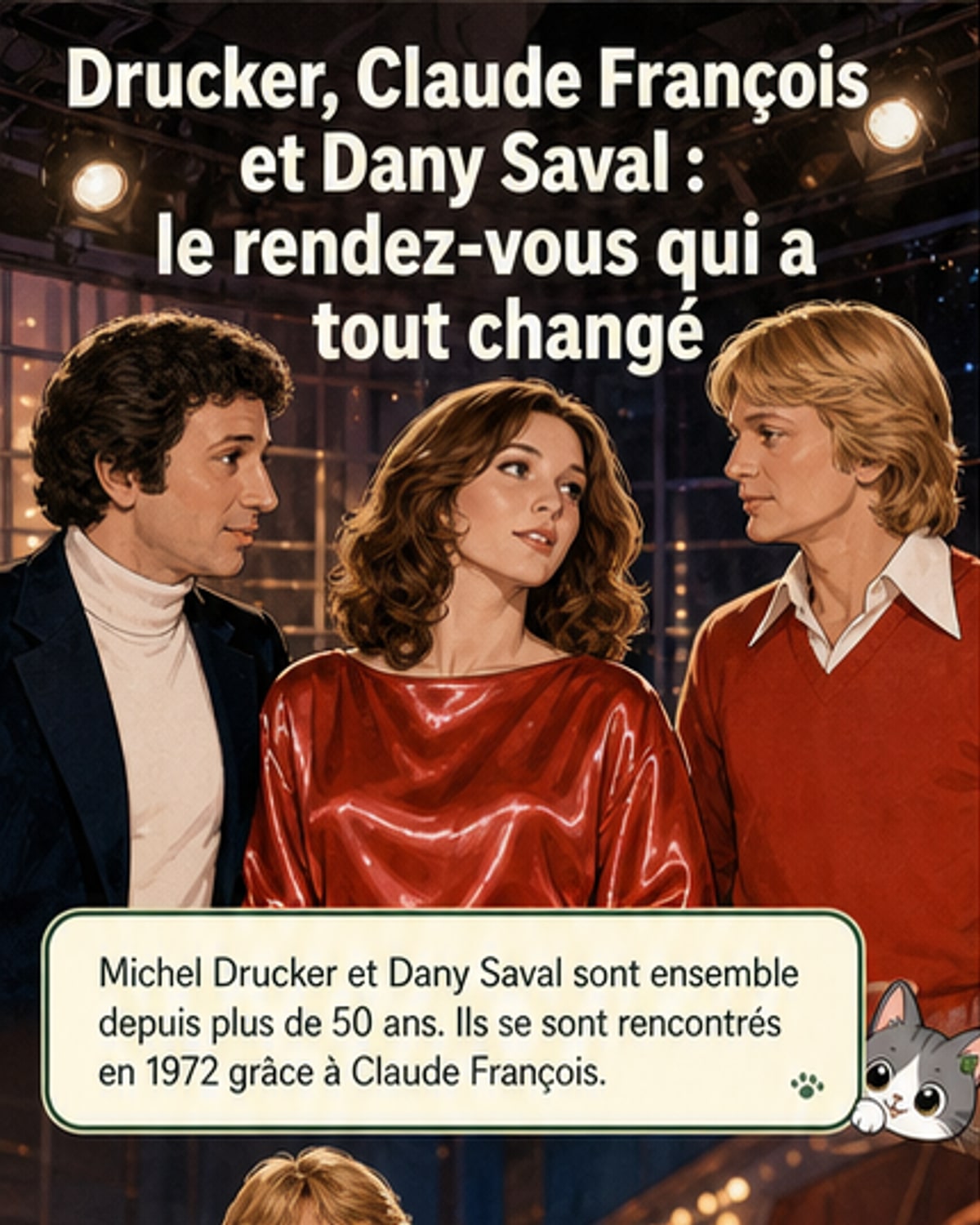 Drucker, Saval et François : un triangle amoureux médiatique