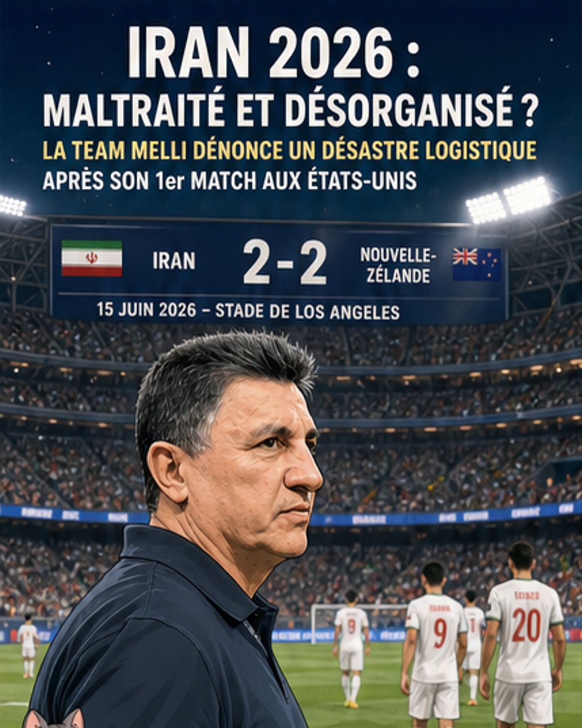 L’Iran dénonce un « désastre » logistique